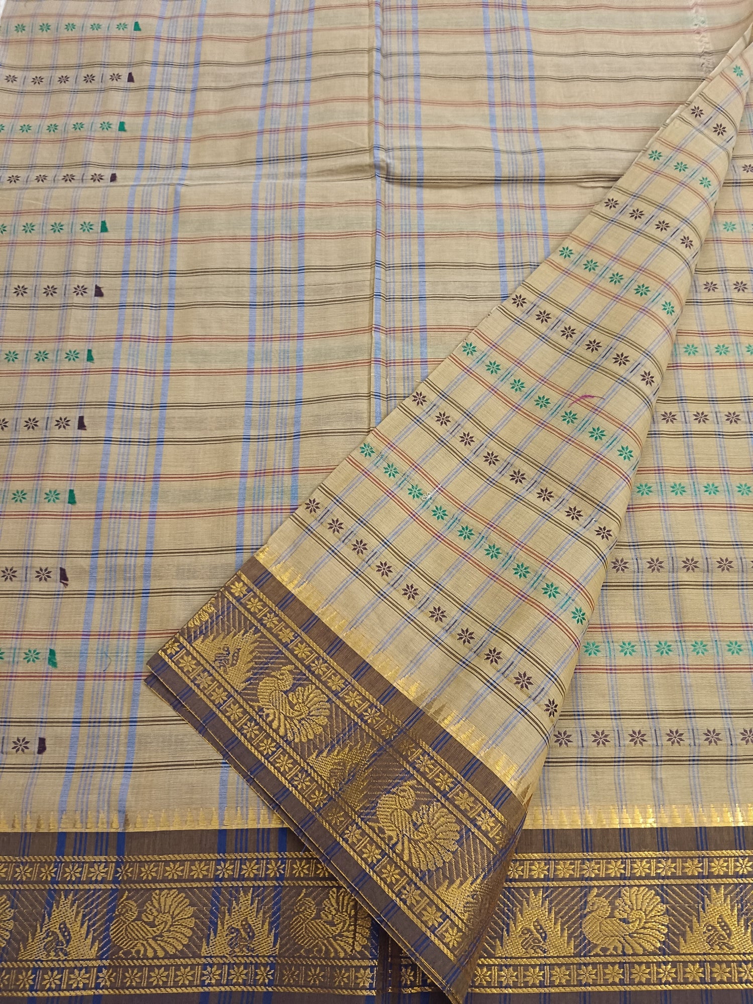 Kanchi Cotton - Festival Fusion-Tussar- KCFABD128