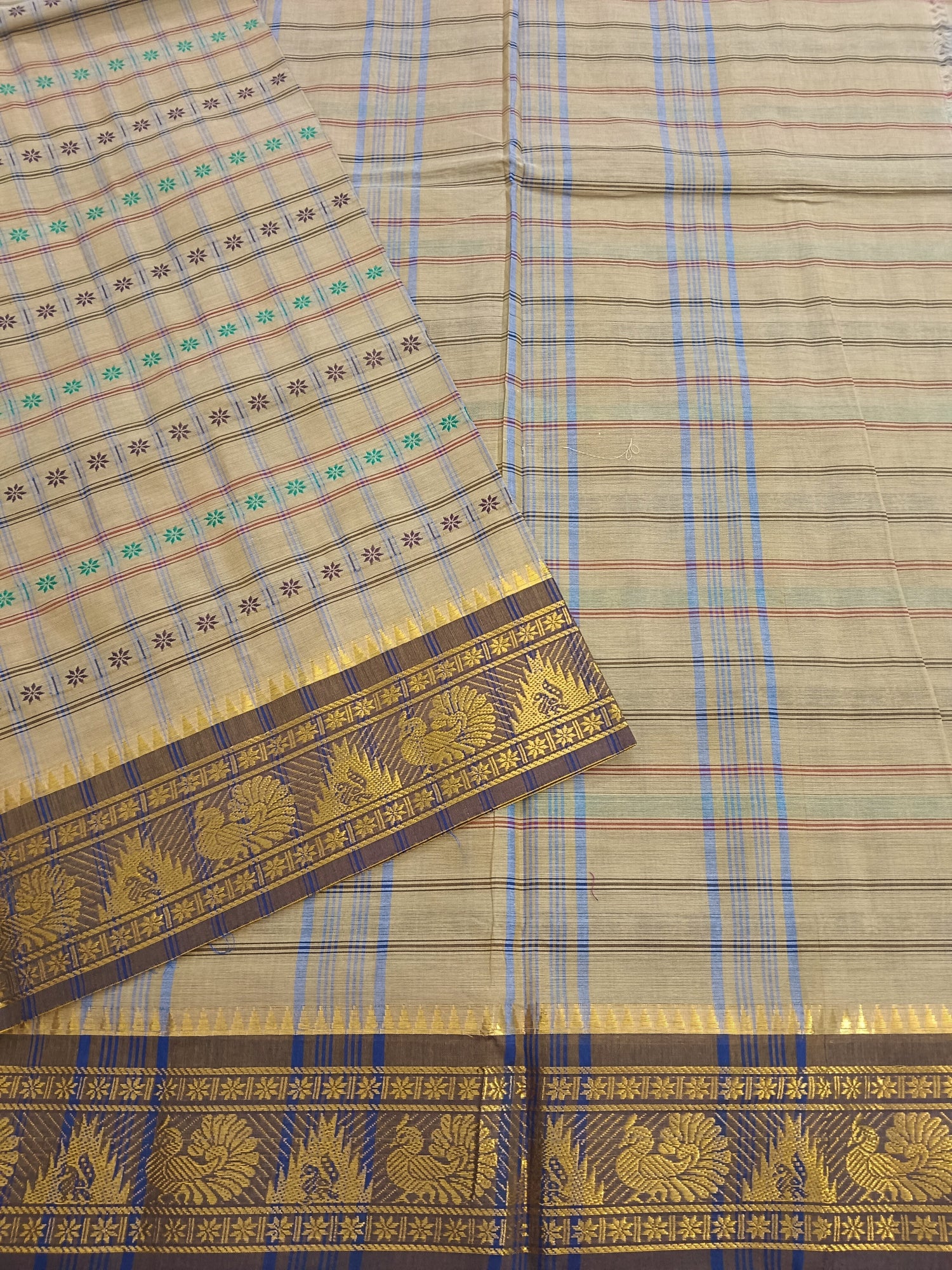 Kanchi Cotton - Festival Fusion-Tussar- KCFABD128
