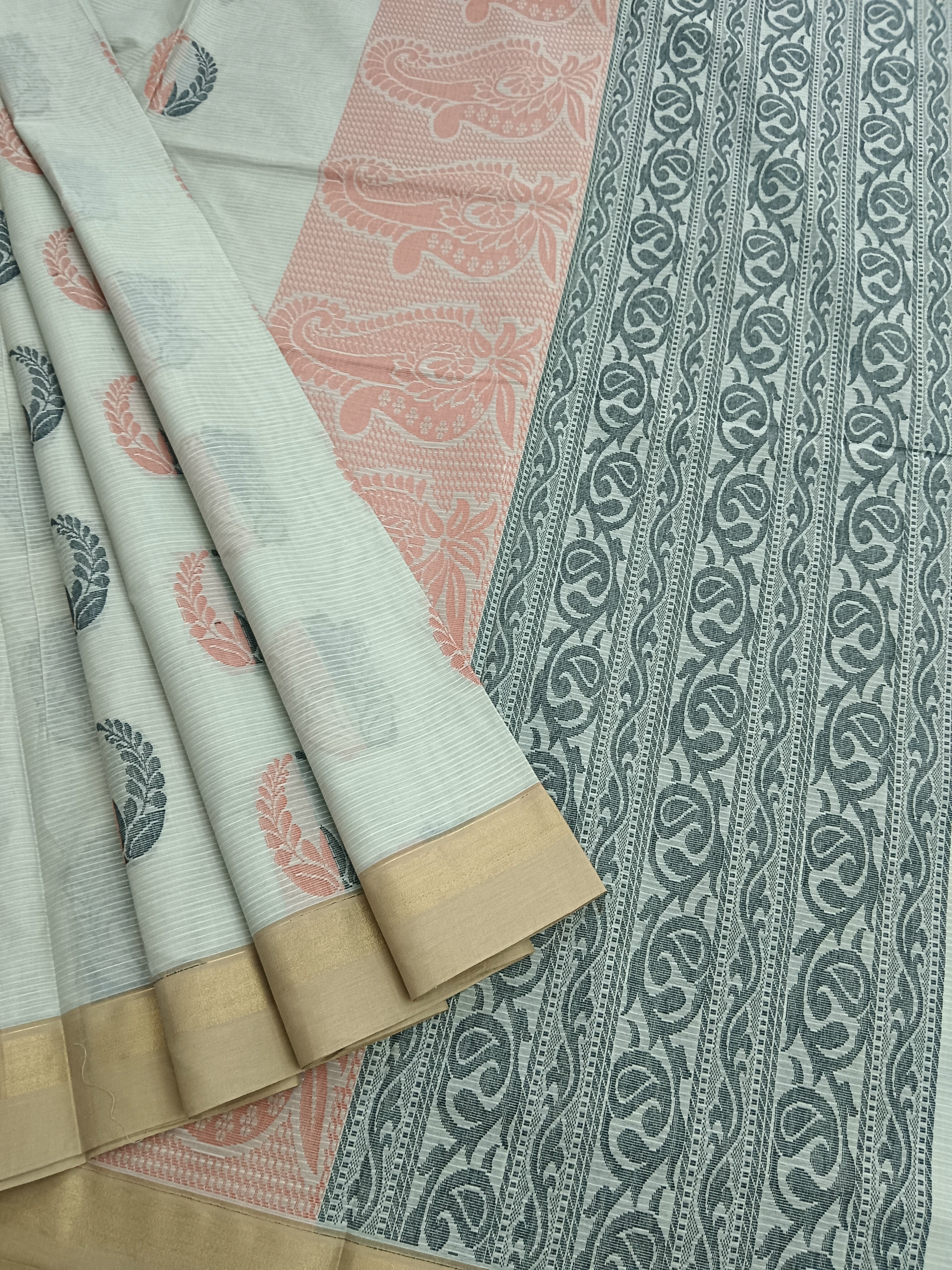 Negamam Cotton Saree -pastel- NC 23