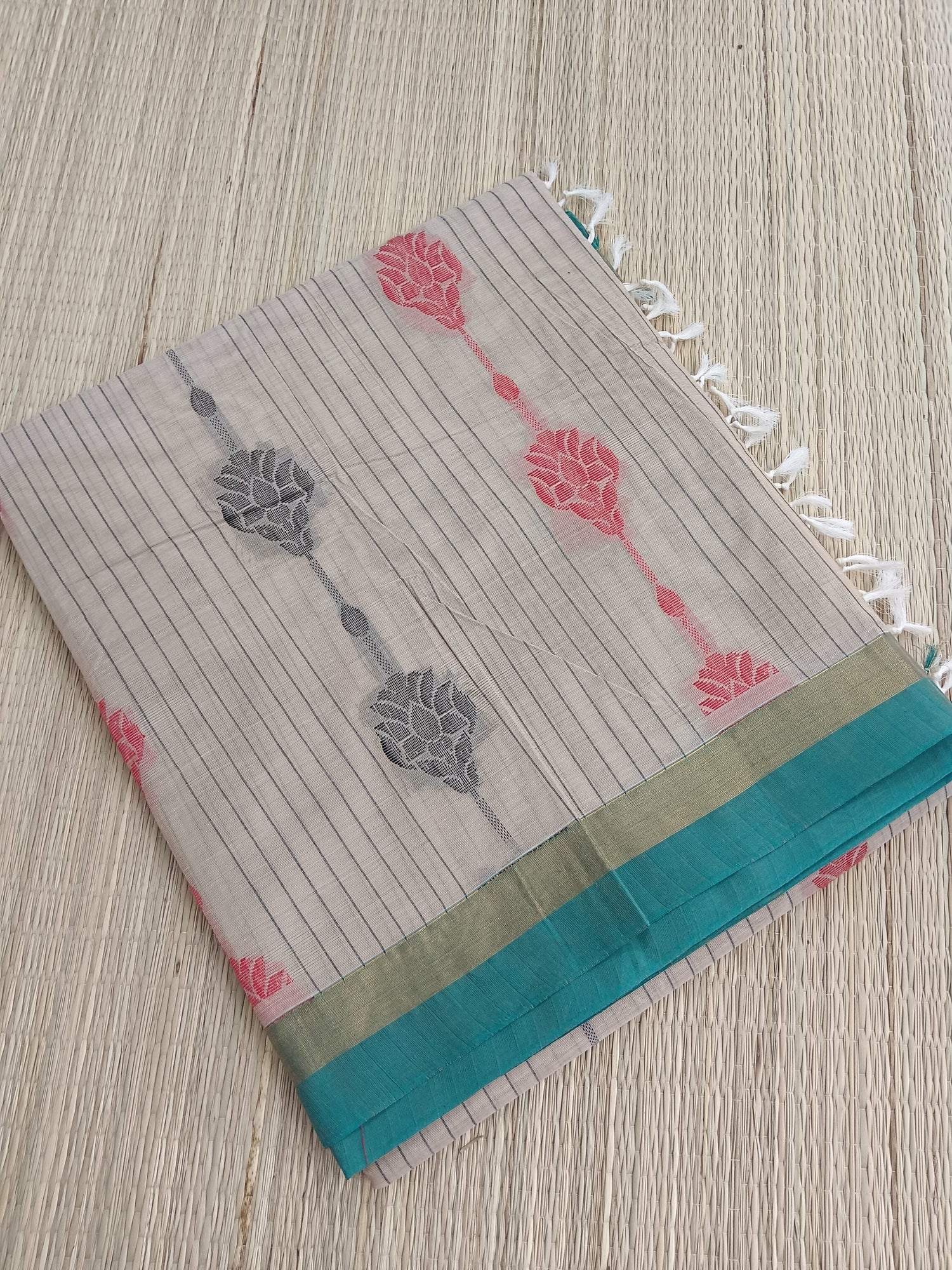 Negamam Cotton Saree -Tussar - NC 24
