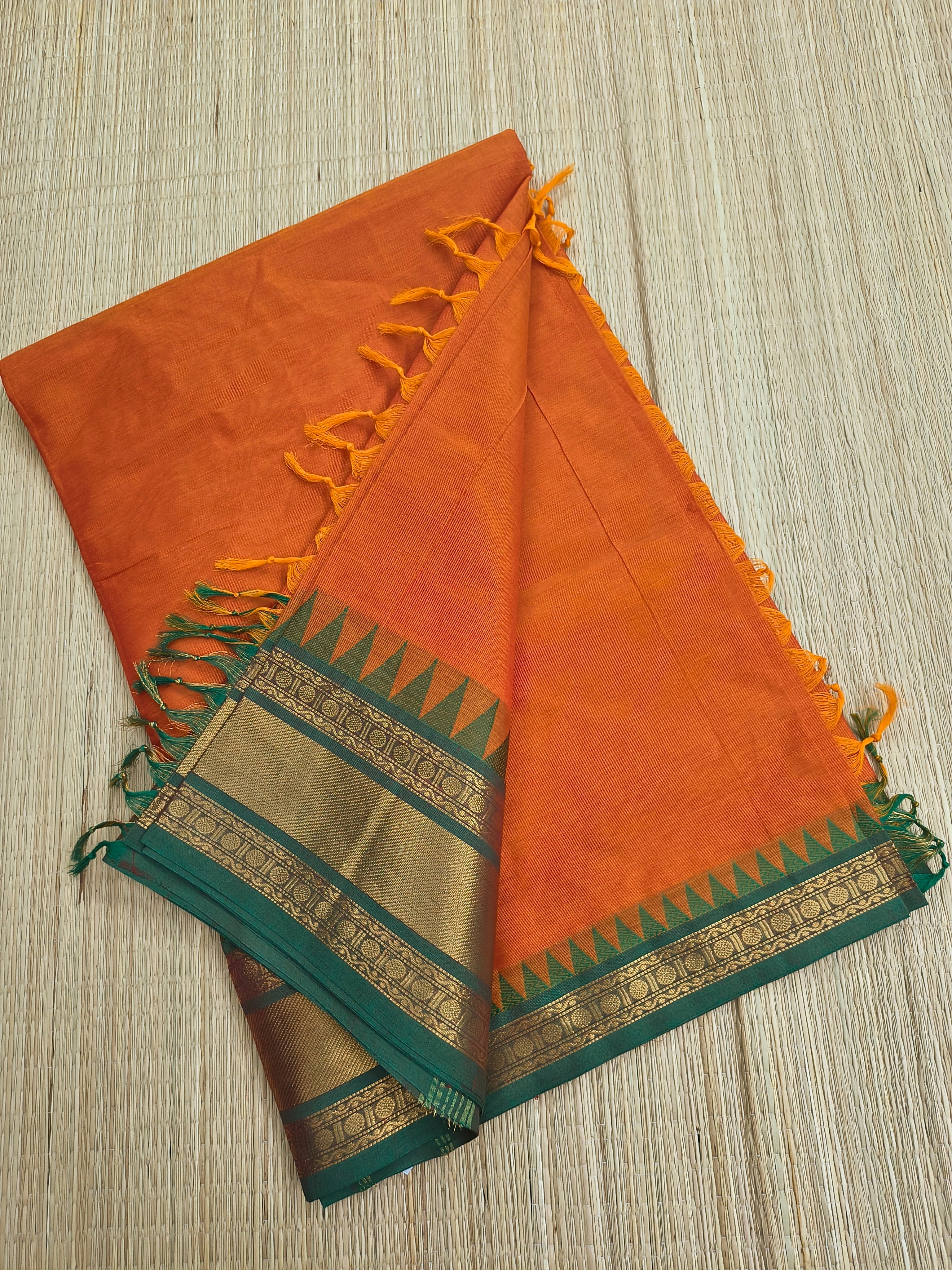 Kanchi Cotton - Festival Fusion -sunset orange- KCFP135