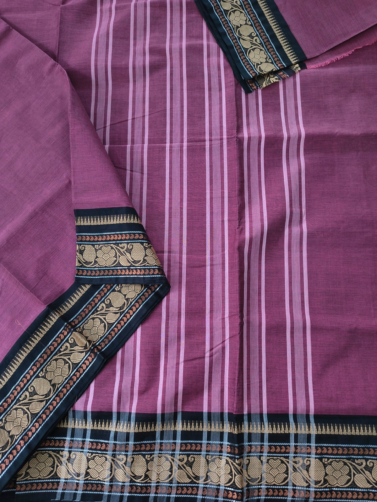 Chettinad Cotton -Daily Wear -Dusty plum- CDW181