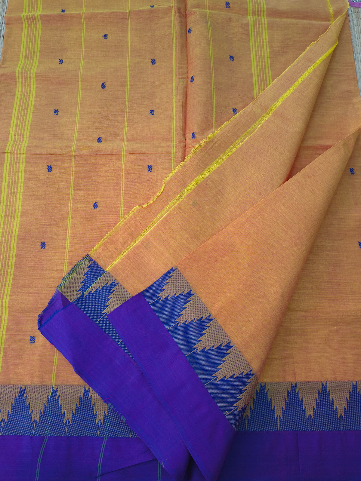 Chettinad Cotton -Office Wear -Mustard gold CCOW111