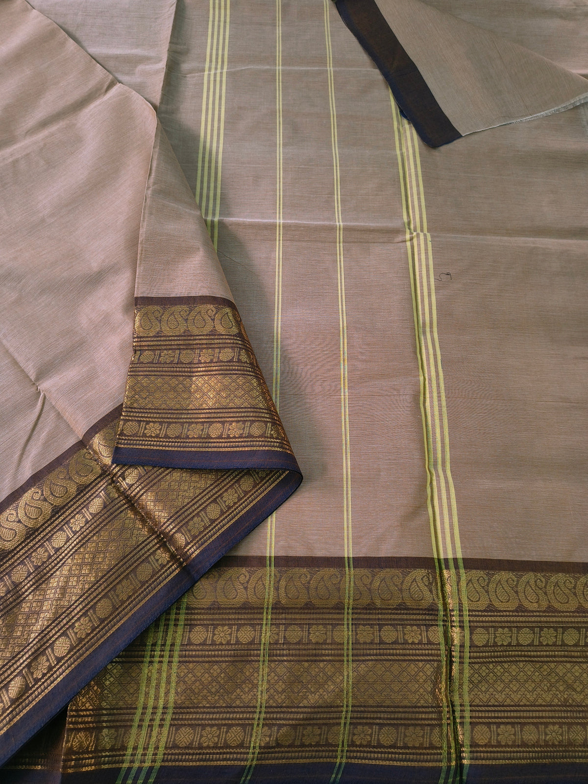 Kanchi Cotton- All day fusion -Tussar - KCAF120
