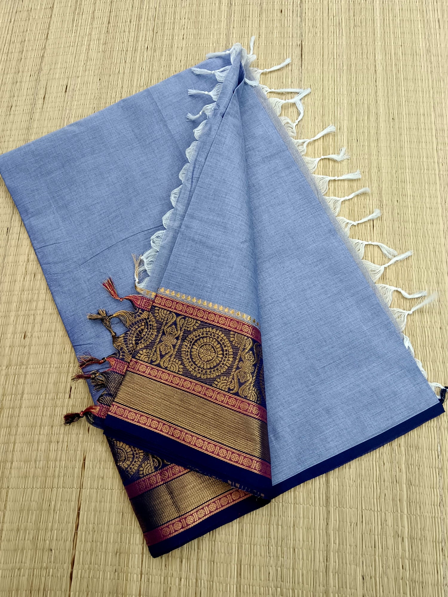 Kanchi Cotton - Festival Fusion -Blueish grey- KCFP136
