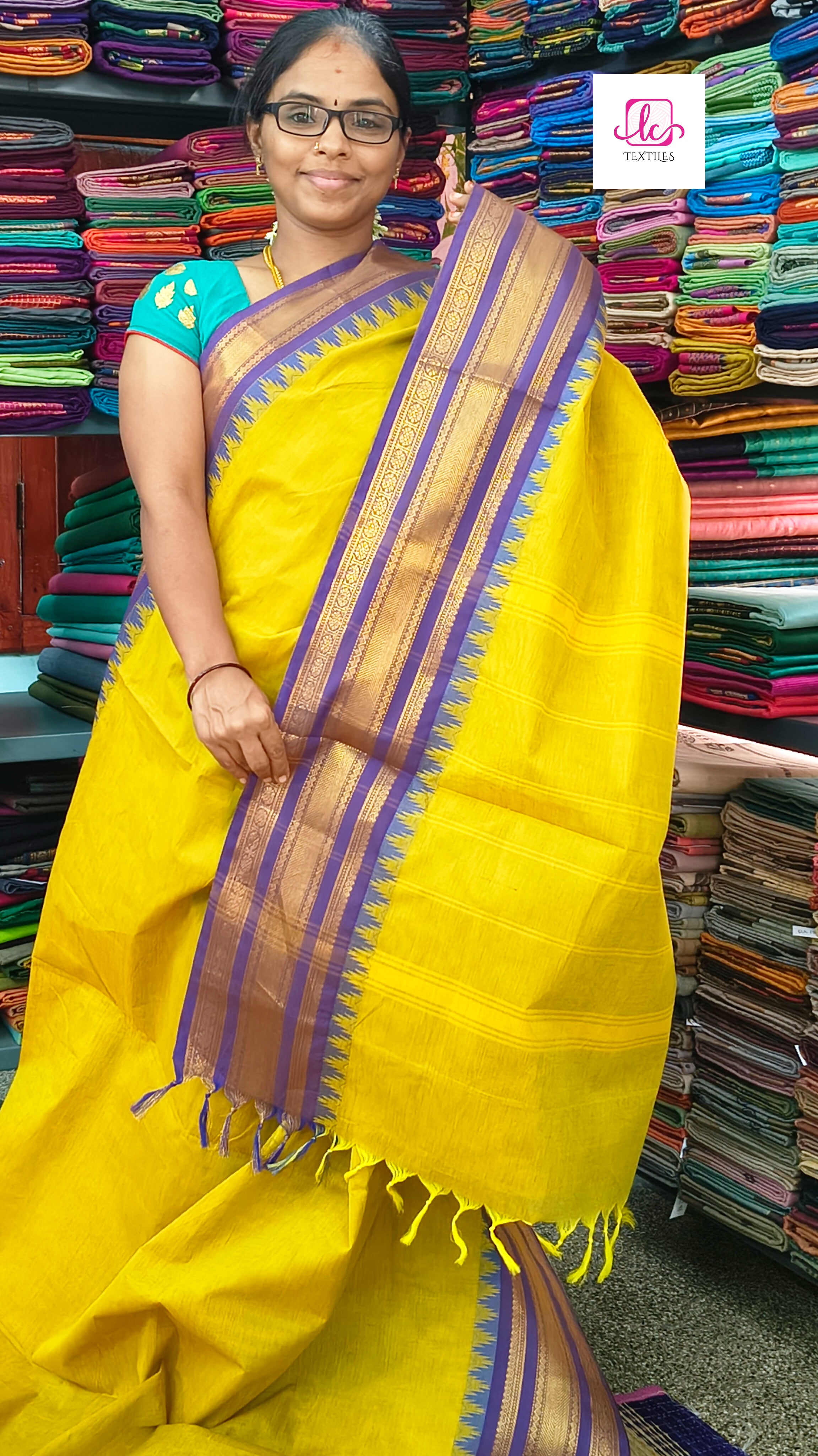 Kanchi Cotton - Festival Fusion -yellow- KCFP138