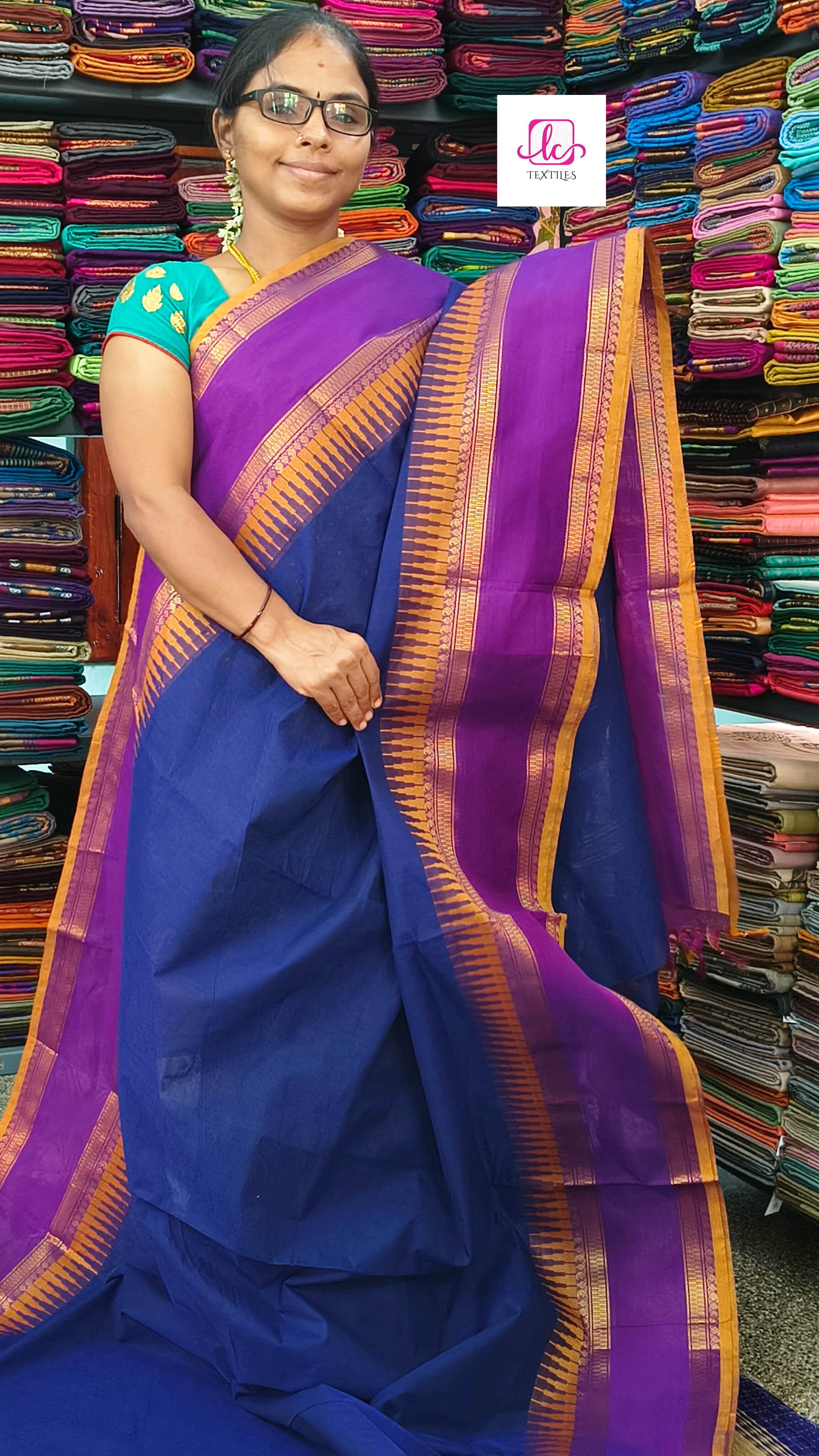 Kanchi Cotton - Festival Fusion -Blue- KCFP140