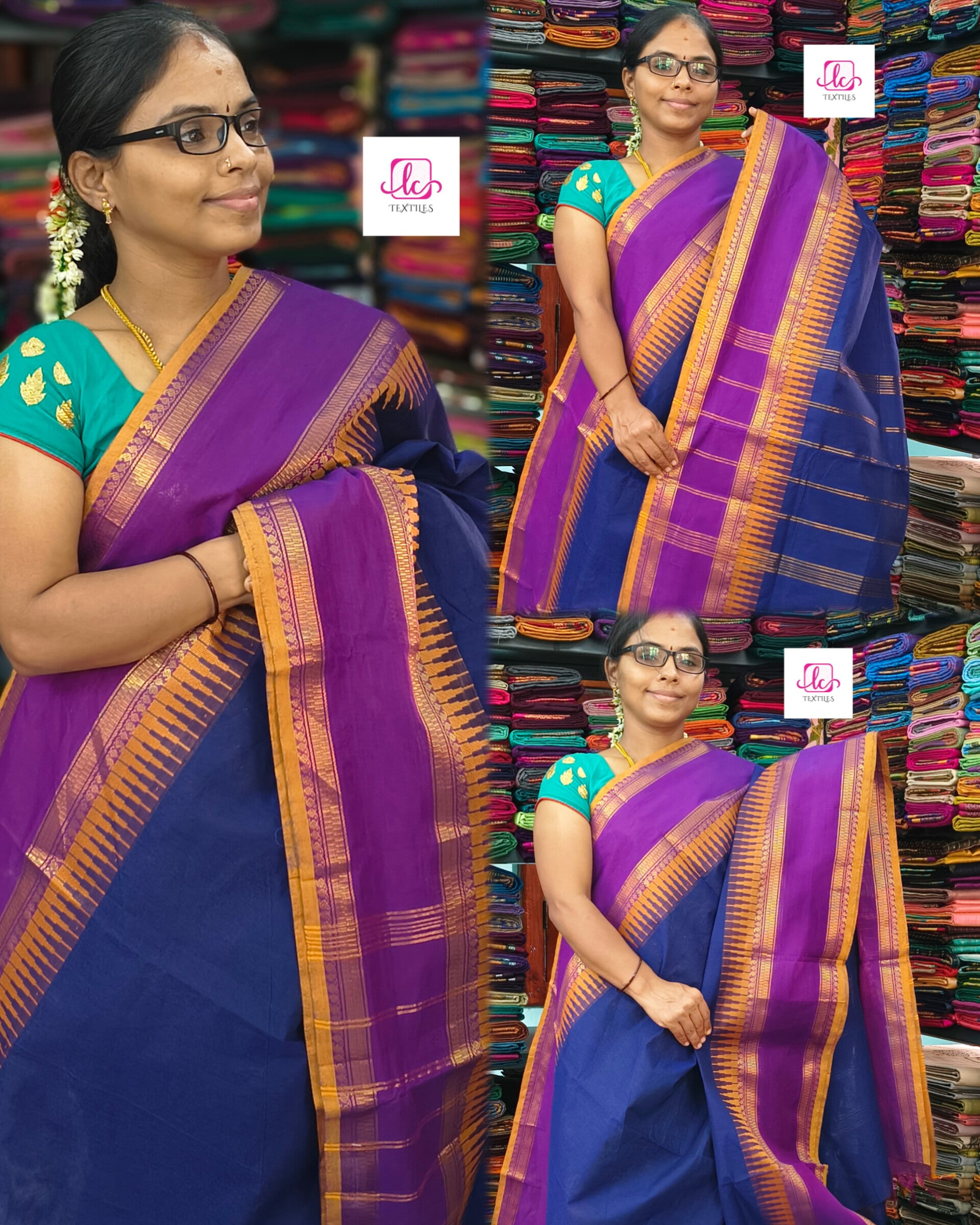 Kanchi Cotton - Festival Fusion -Blue- KCFP140