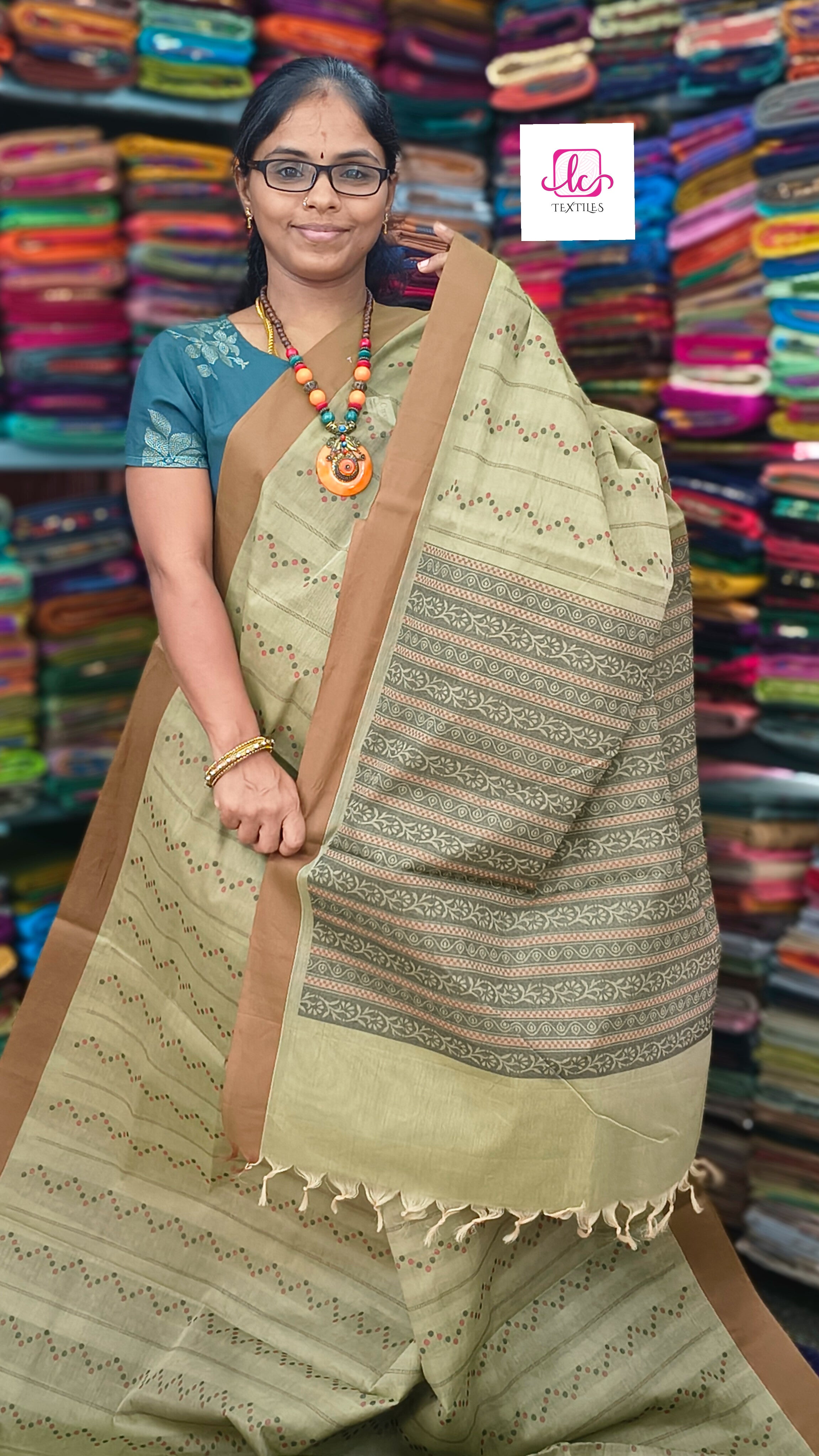 Negamam Cotton Saree - Tussar- NC31