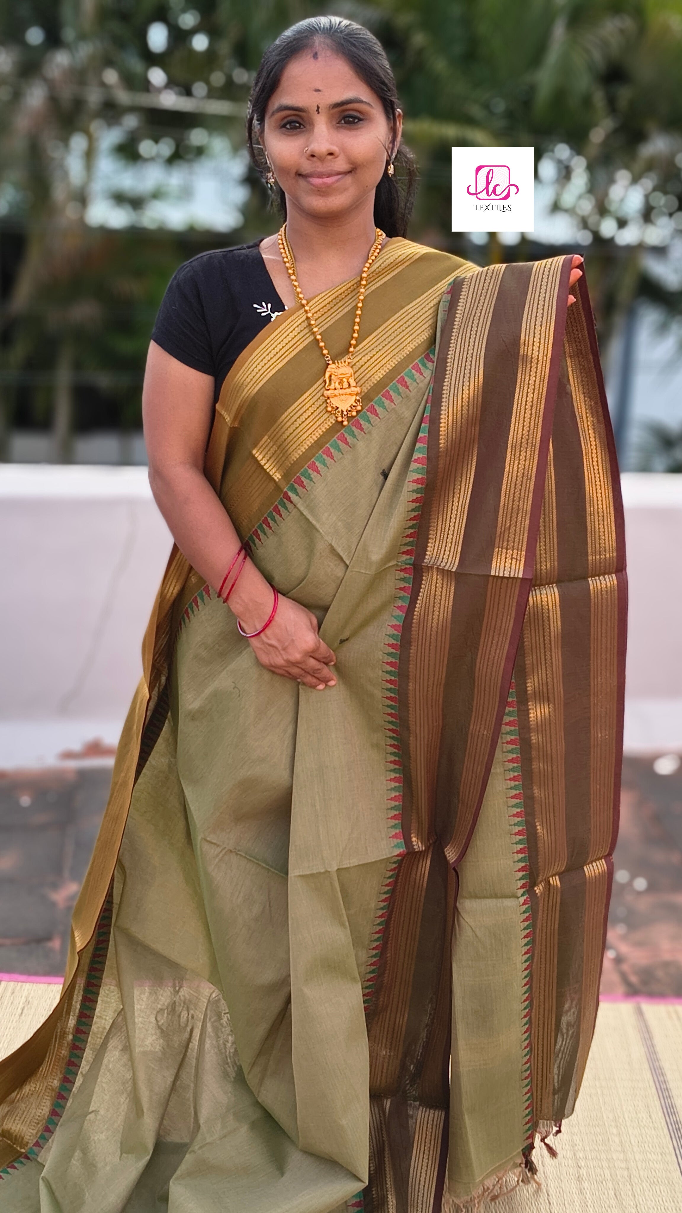 Kanchi Cotton - Festival Fusion - elachi green- KCFB152