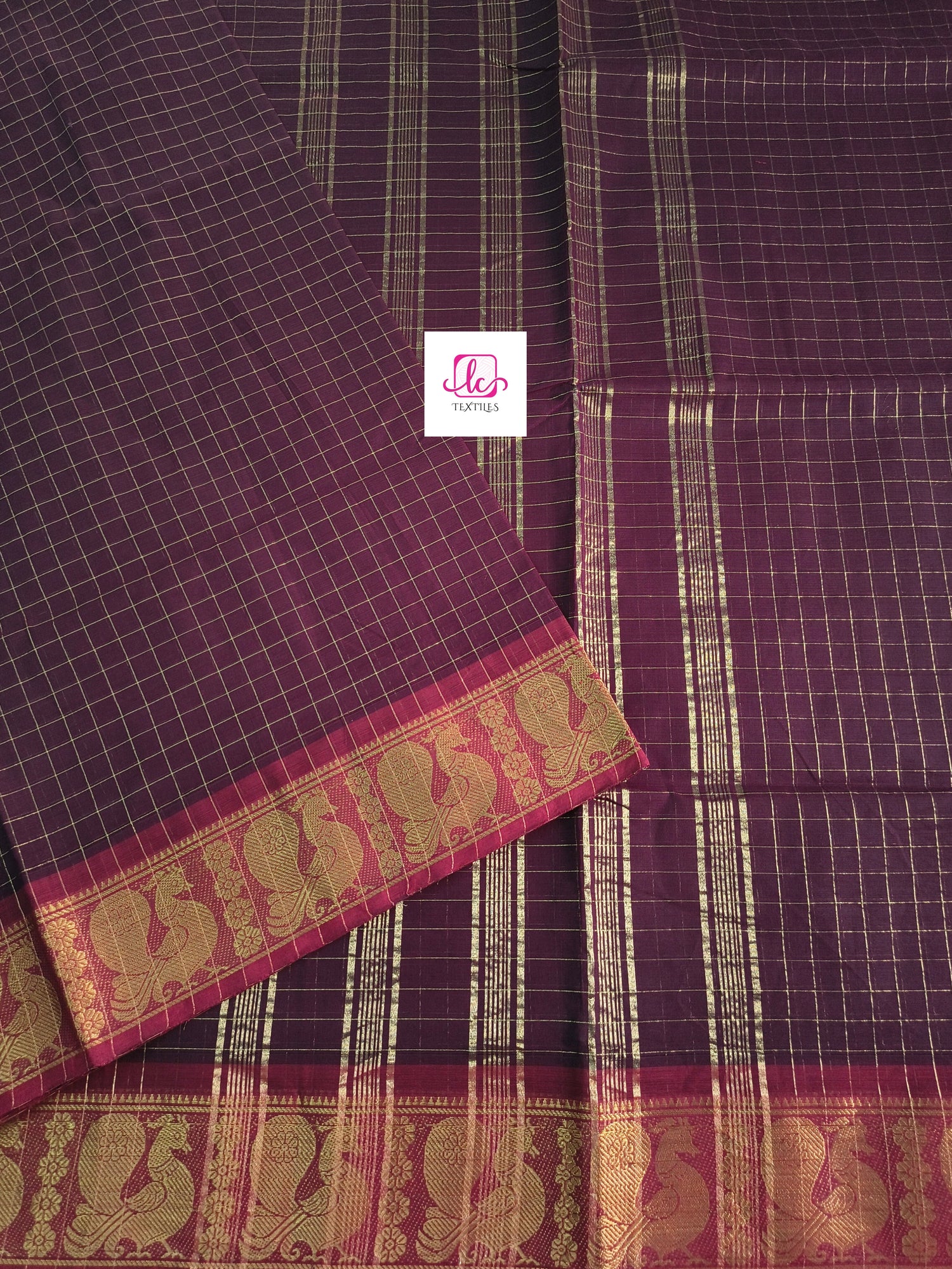 Kandangi Checks -Brown- KC68