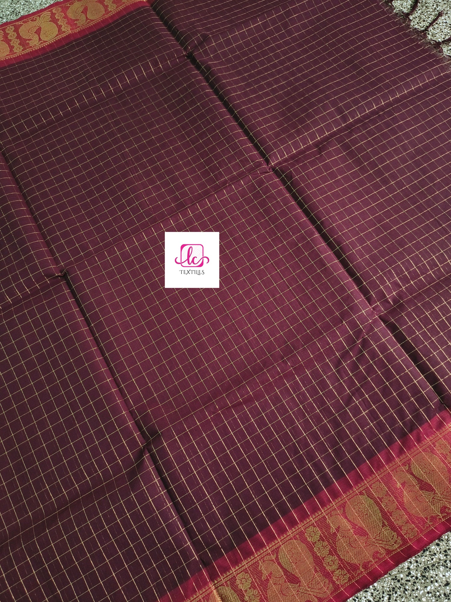 Kandangi Checks -Brown- KC68