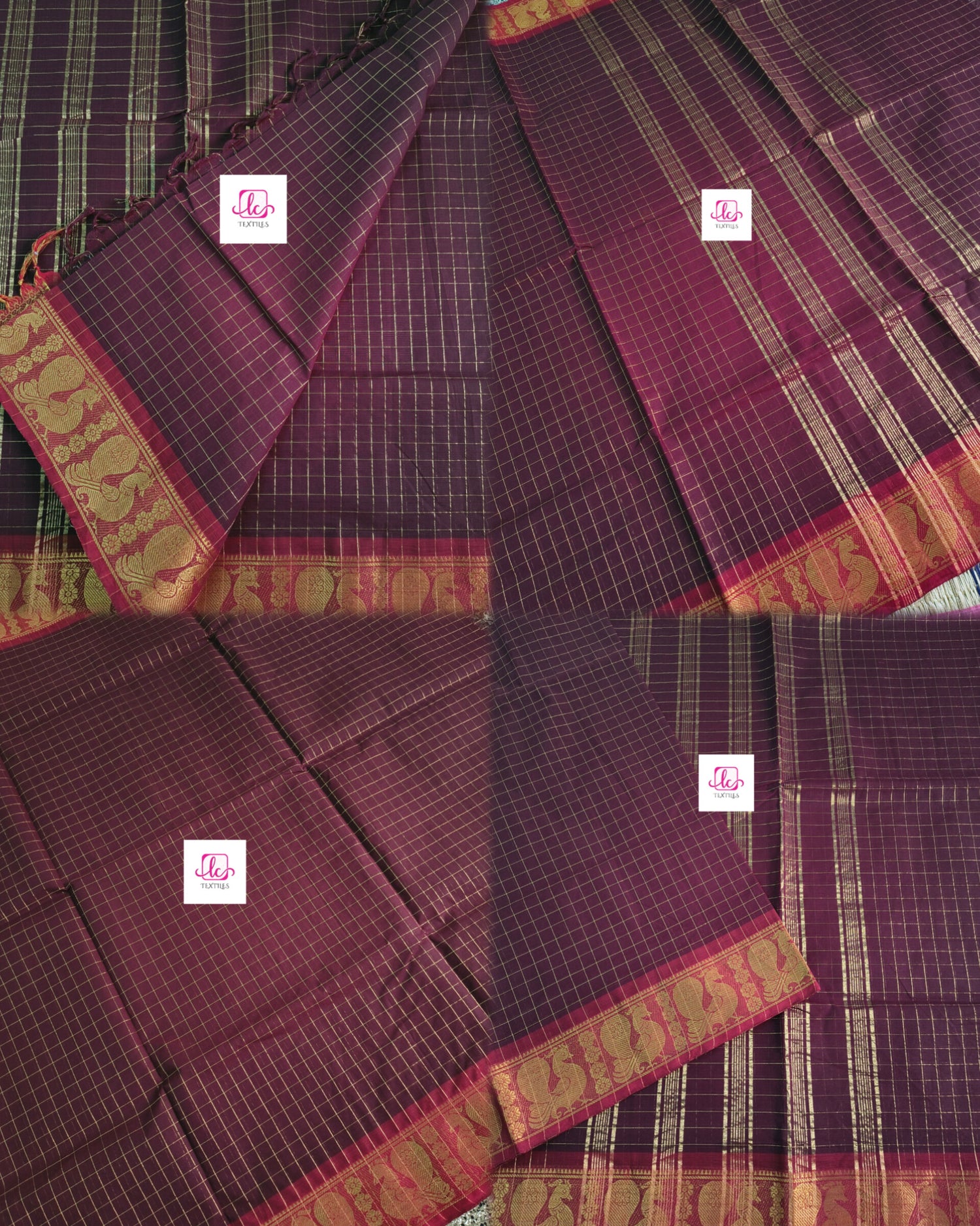 Kandangi Checks -Brown- KC68