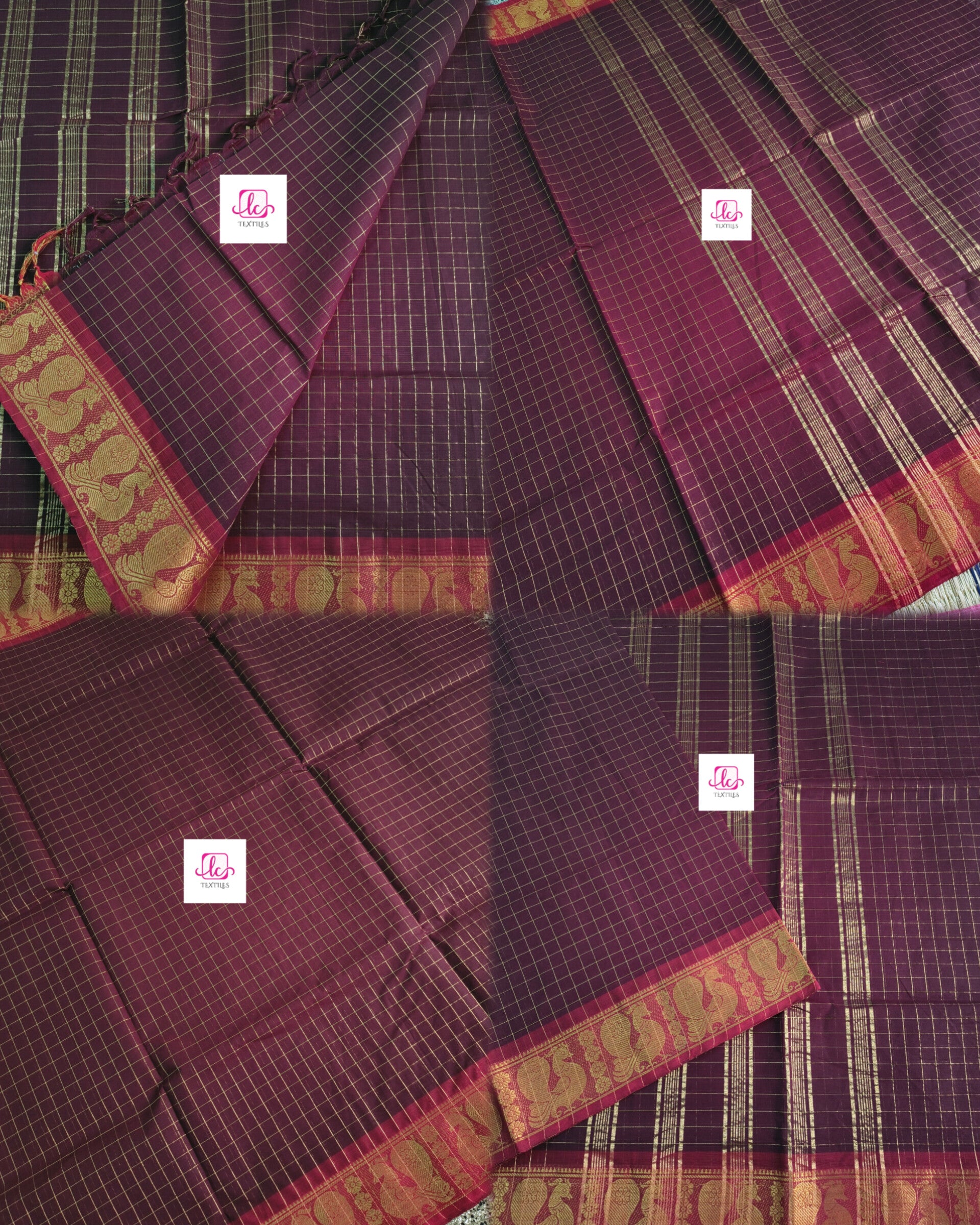 Kandangi Checks -Brown- KC68