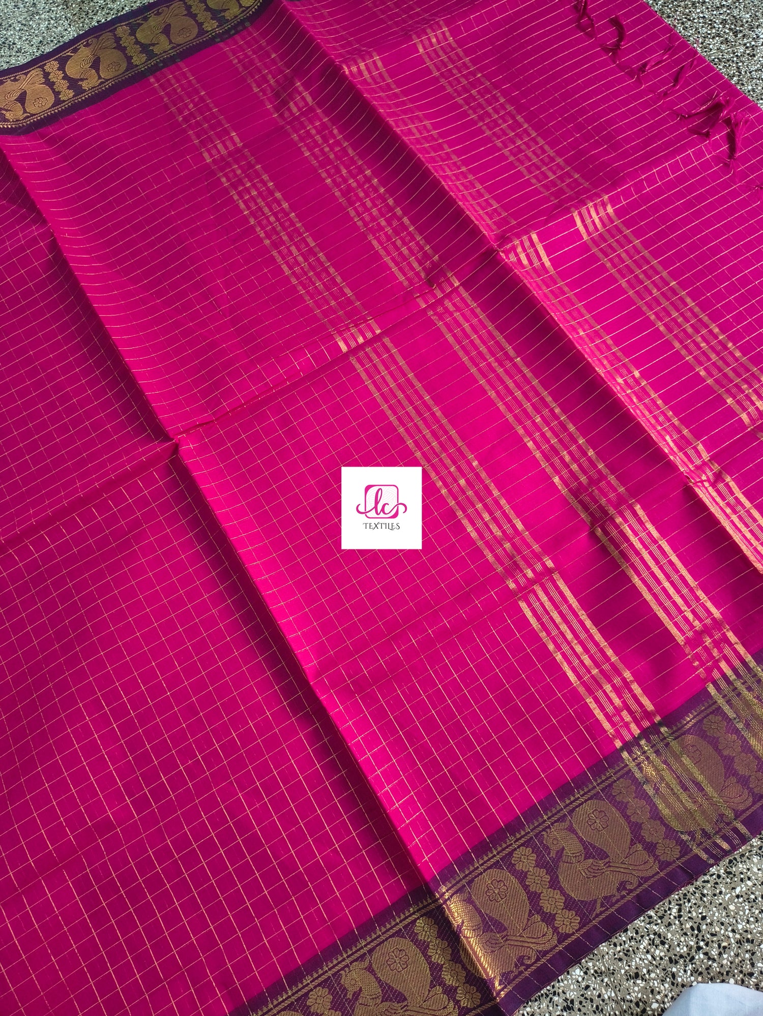 Kandangi Checks -pink- KC69