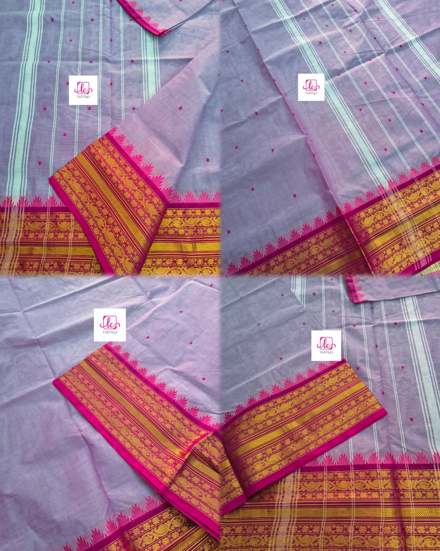 Kanchi Cotton - Festival Fusion - Pastel pink- KCFB153