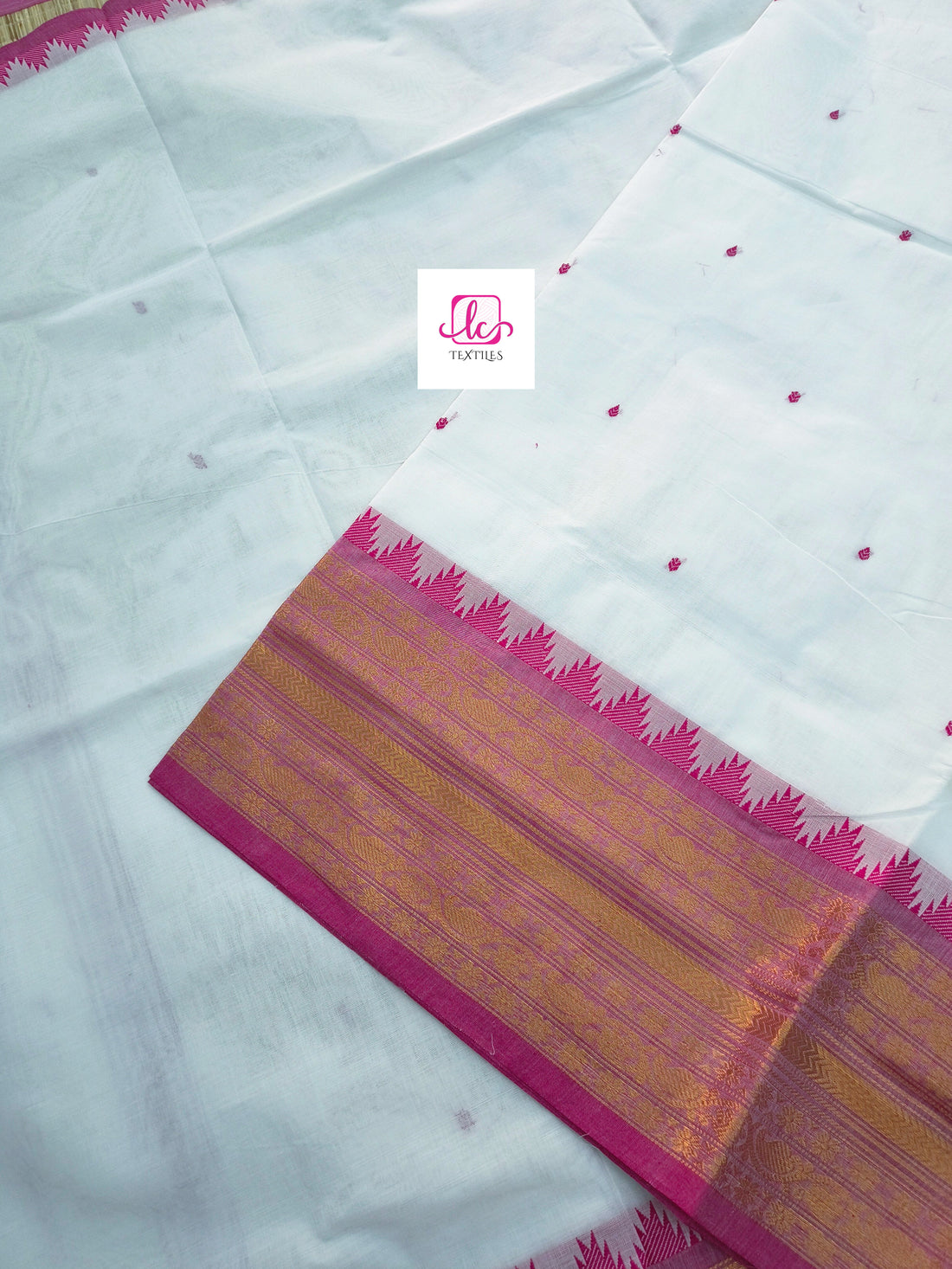 Kanchi Cotton - Festival Fusion - White- KCFB154