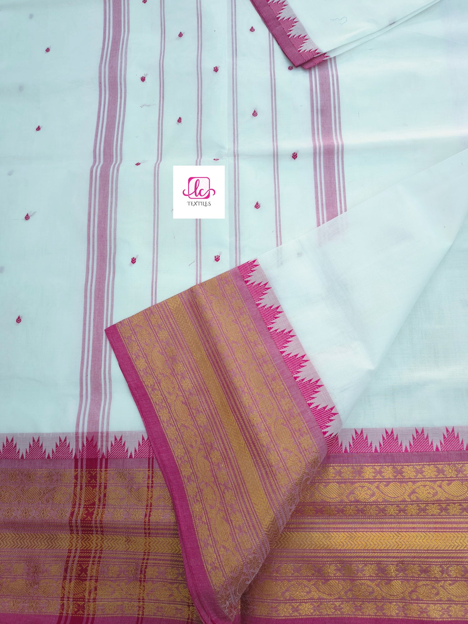 Kanchi Cotton - Festival Fusion - White- KCFB154