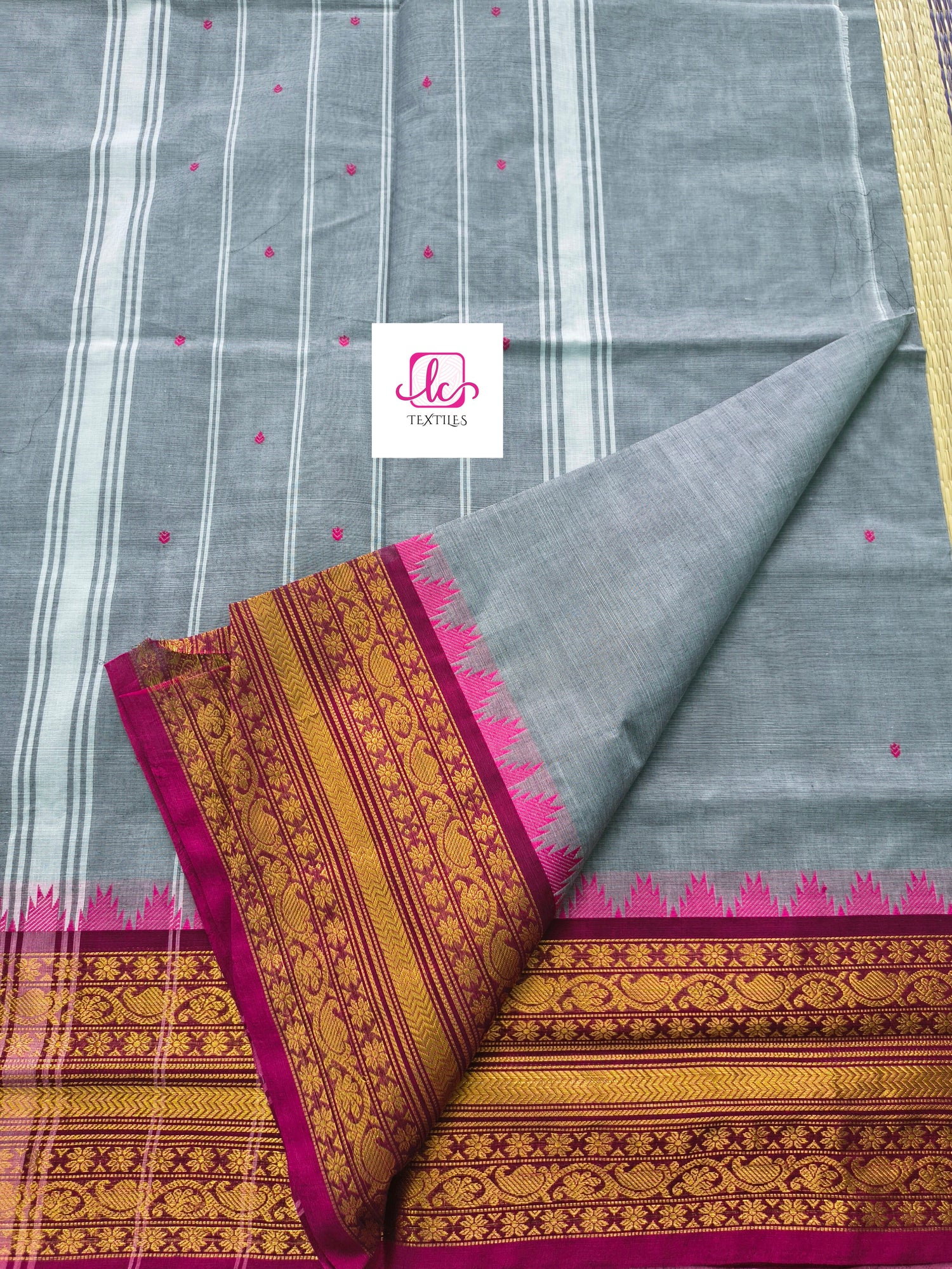 Kanchi Cotton - Festival Fusion - Grey- KCFB158