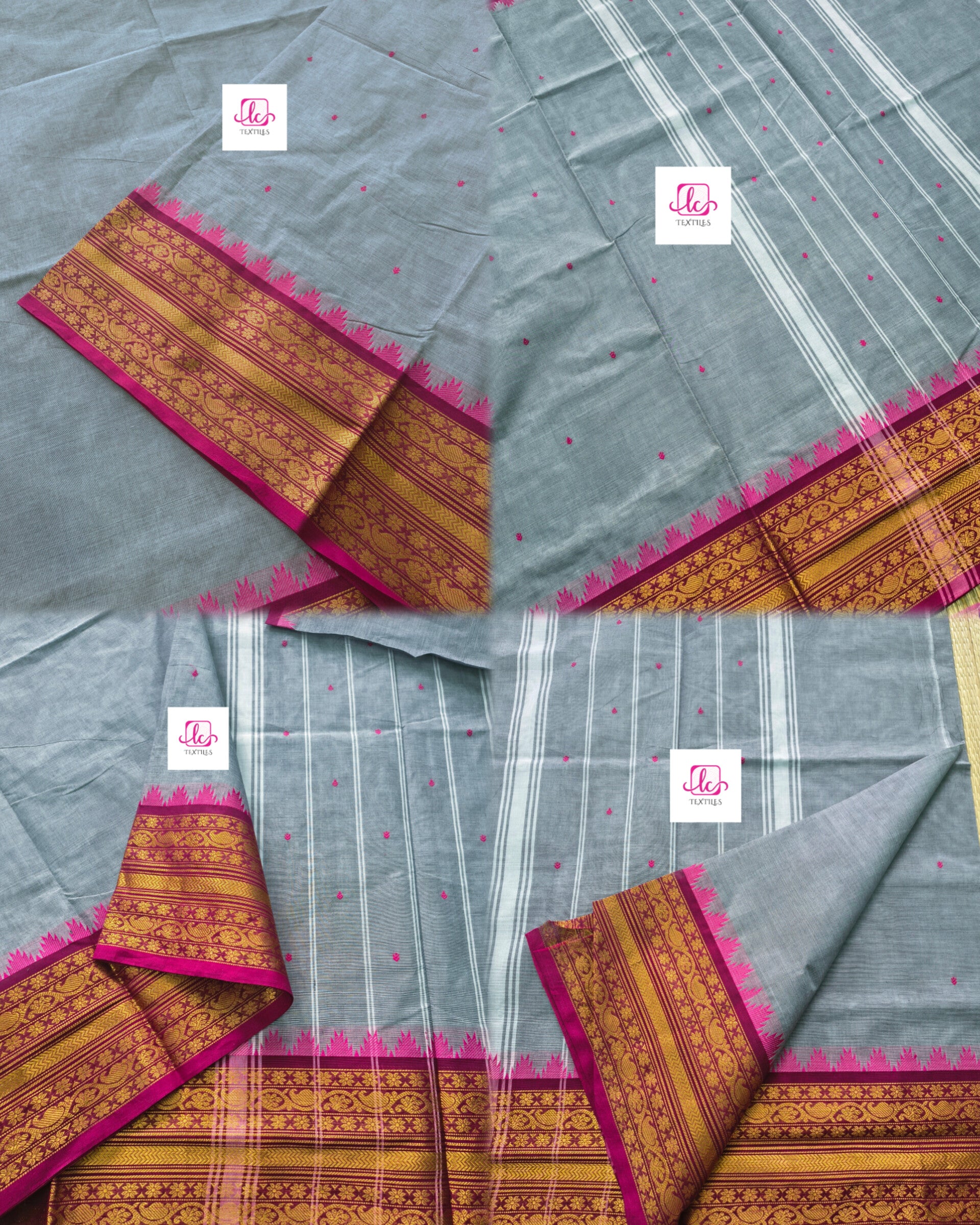 Kanchi Cotton - Festival Fusion - Grey- KCFB158