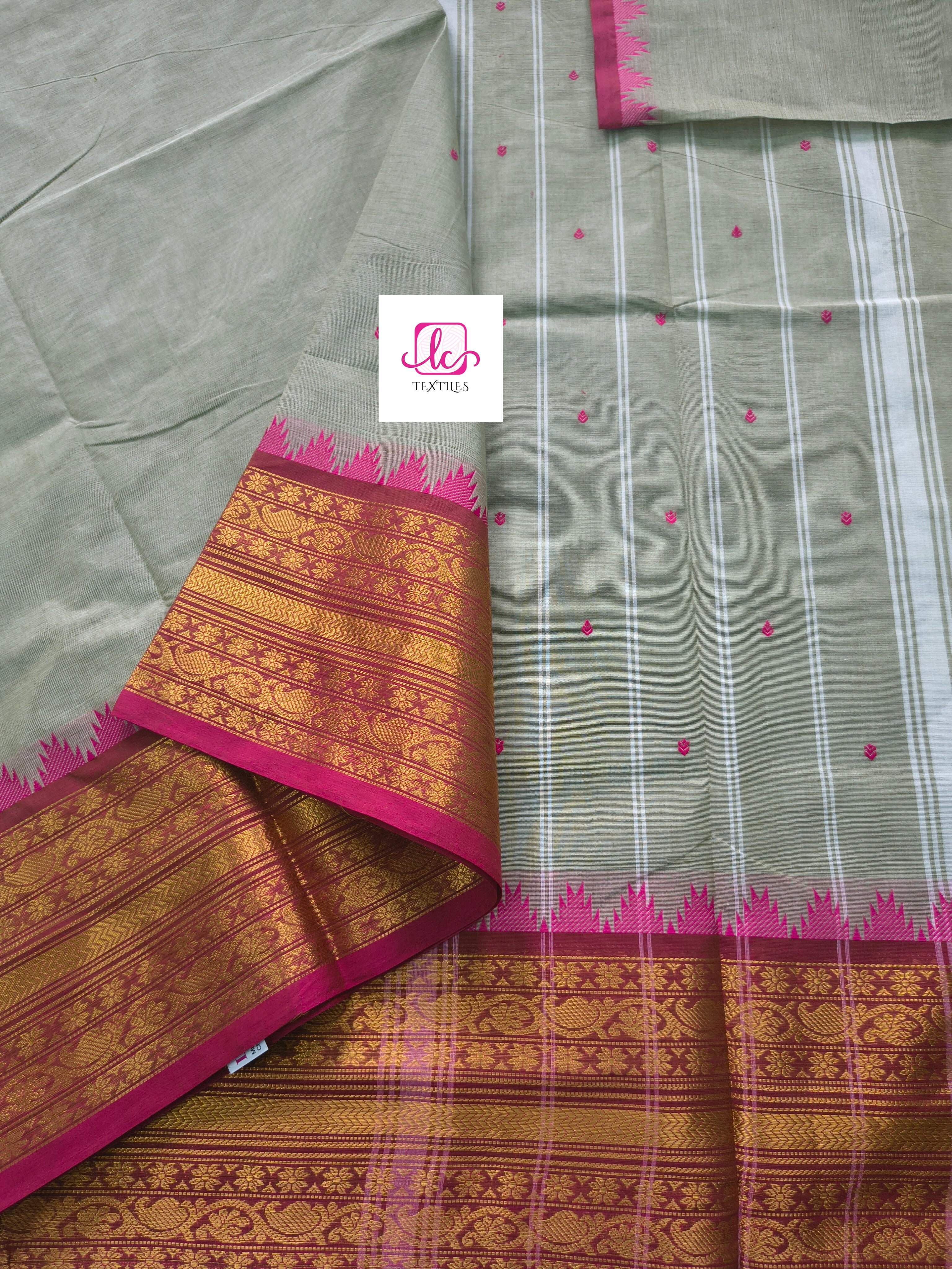 Kanchi Cotton - Festival Fusion - Pastel green- KCFB159