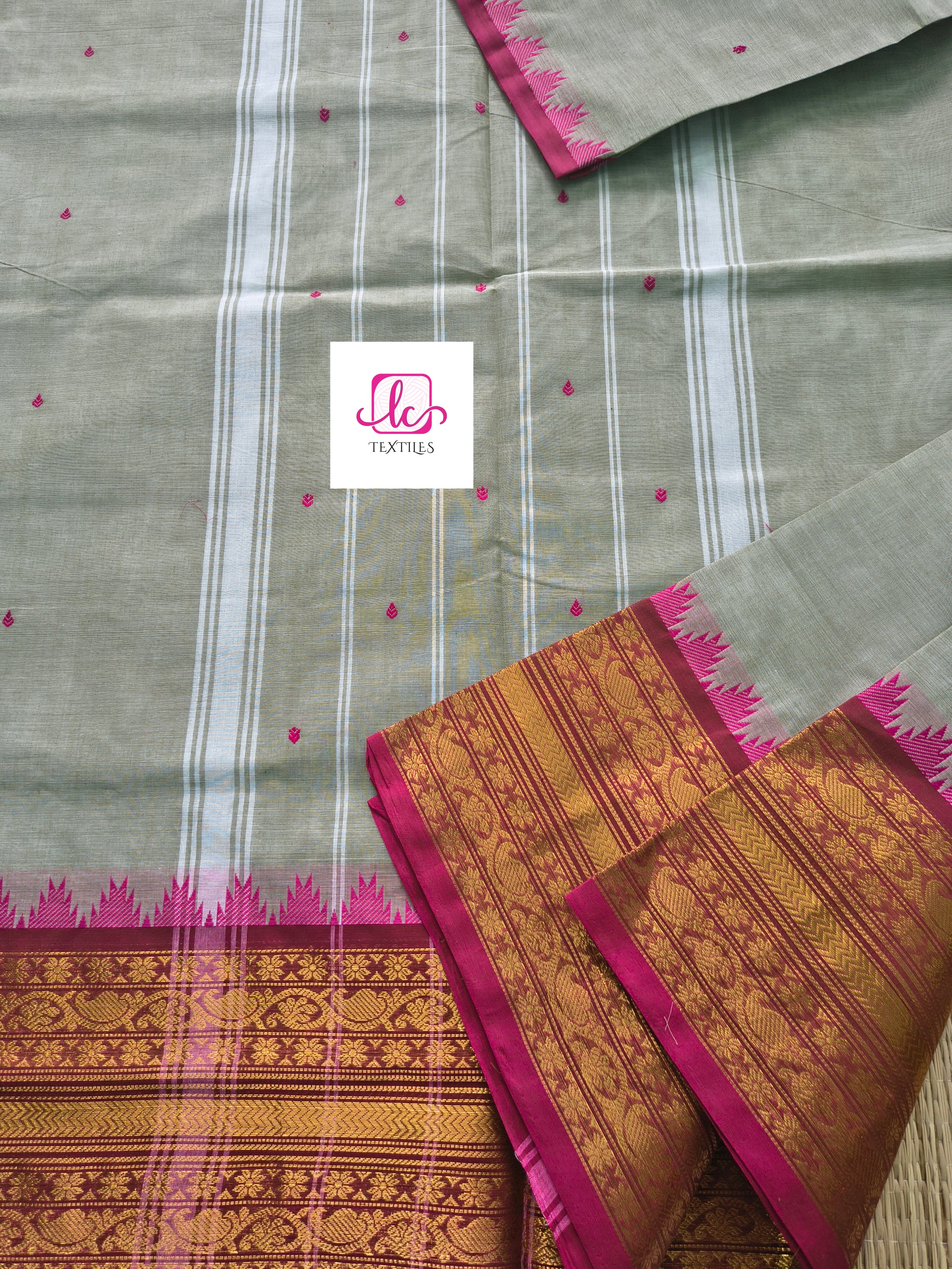Kanchi Cotton - Festival Fusion - Pastel green- KCFB159
