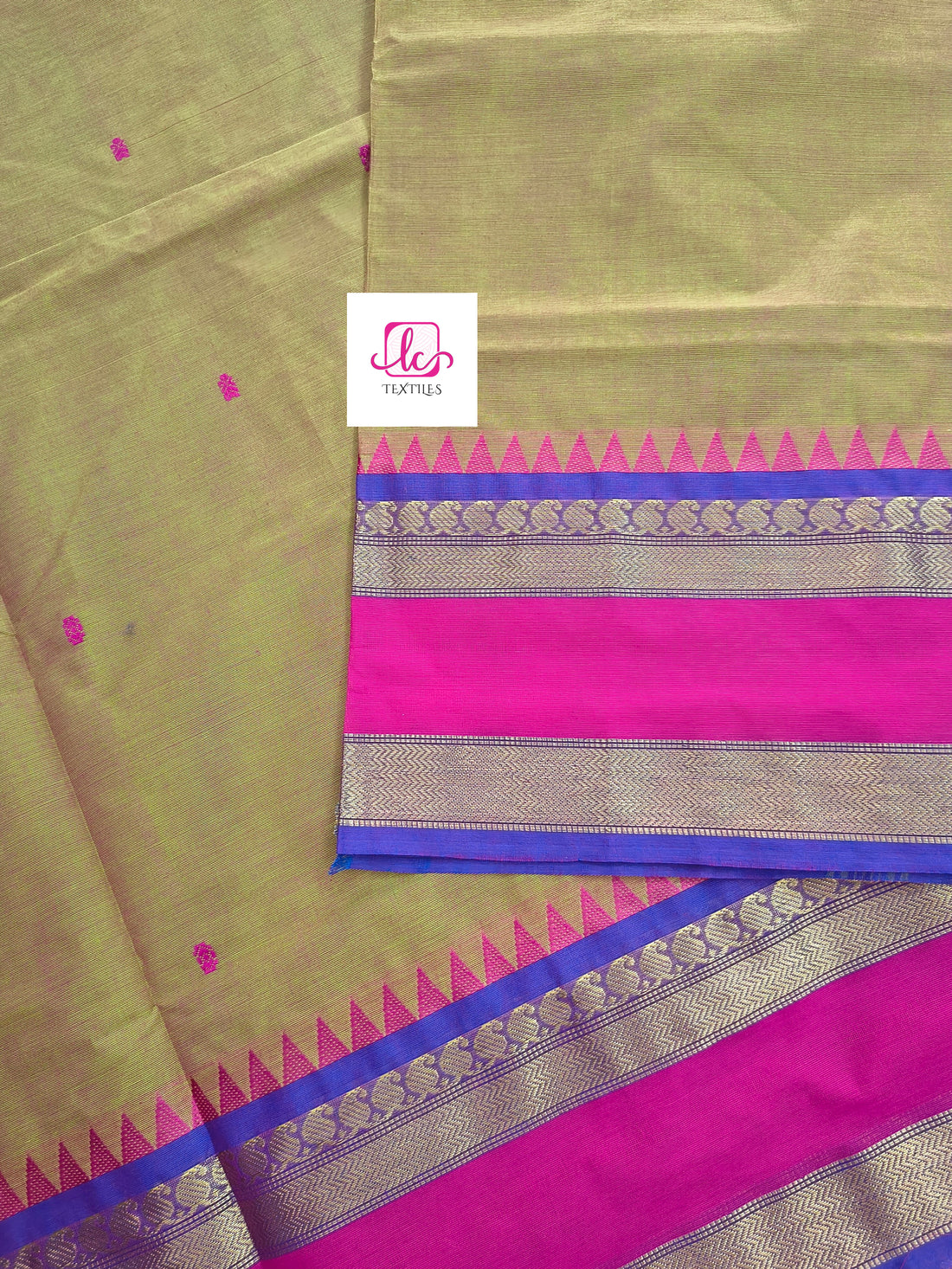 Kanchi Cotton - Festival Fusion - Yellow mixed pink dual tone- KCFB173