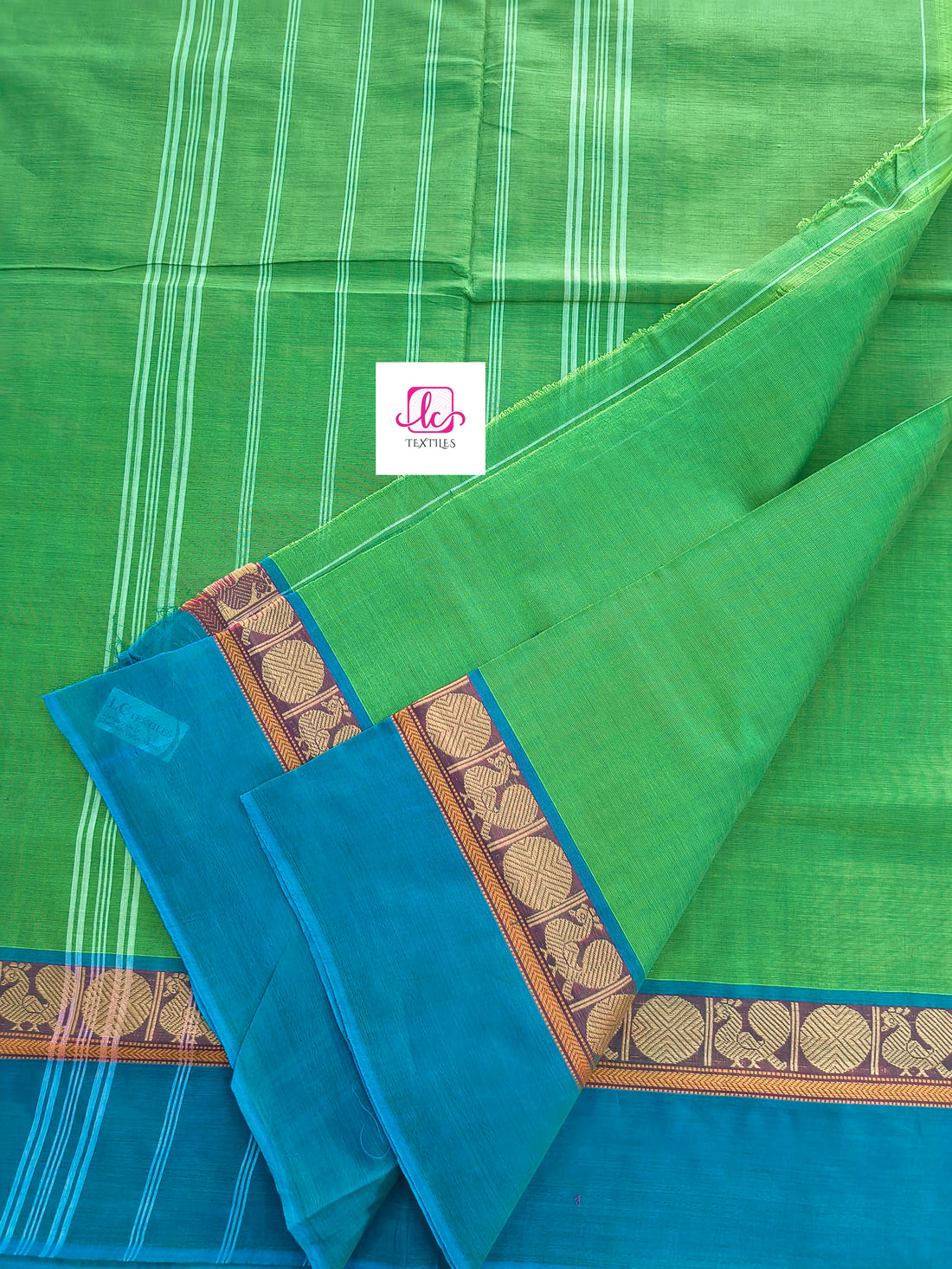 Chettinad Cotton -Daily Wear -parrot green- CDW141
