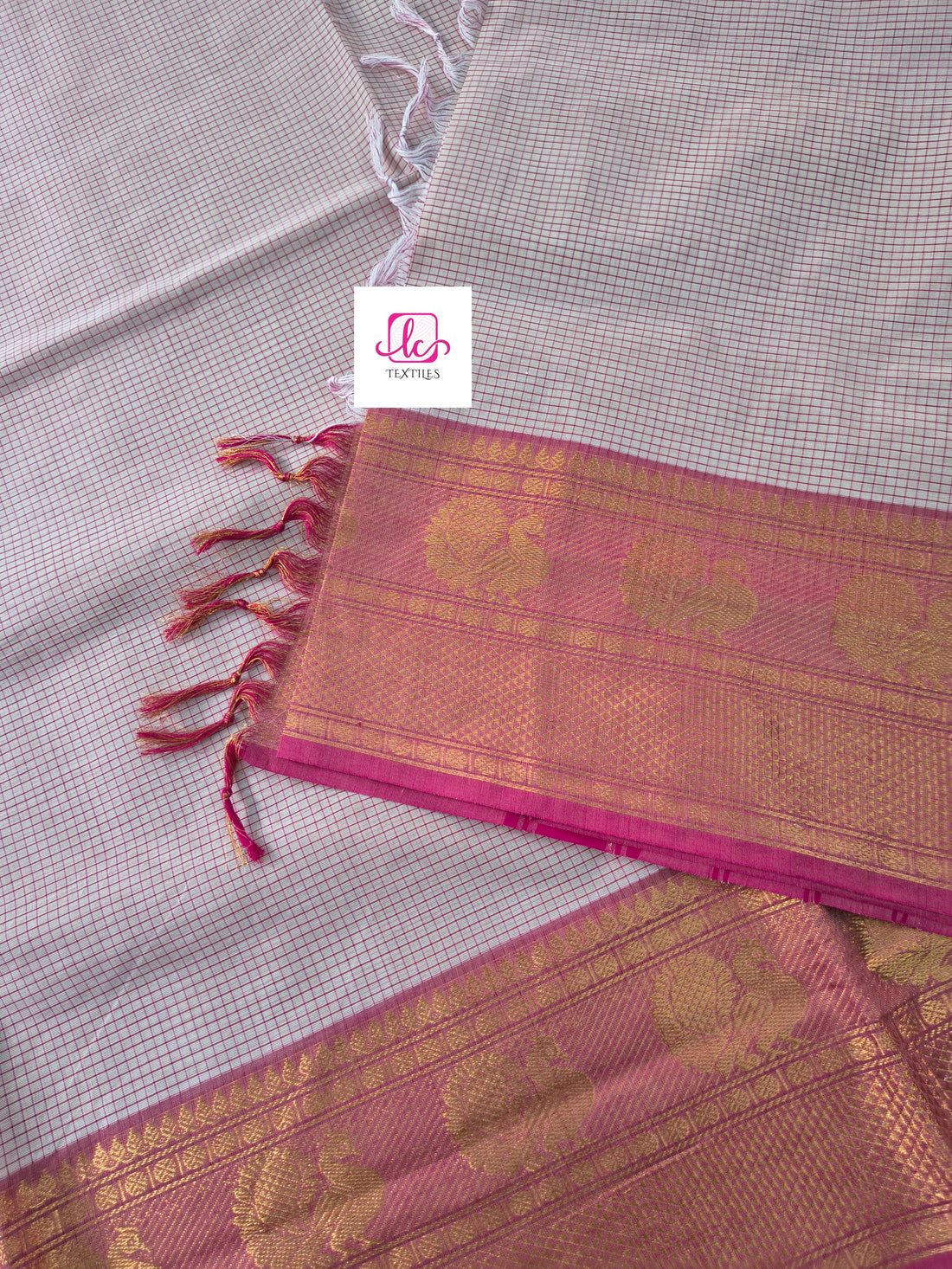 Kandangi Korvai Checks -Beige- KKC79