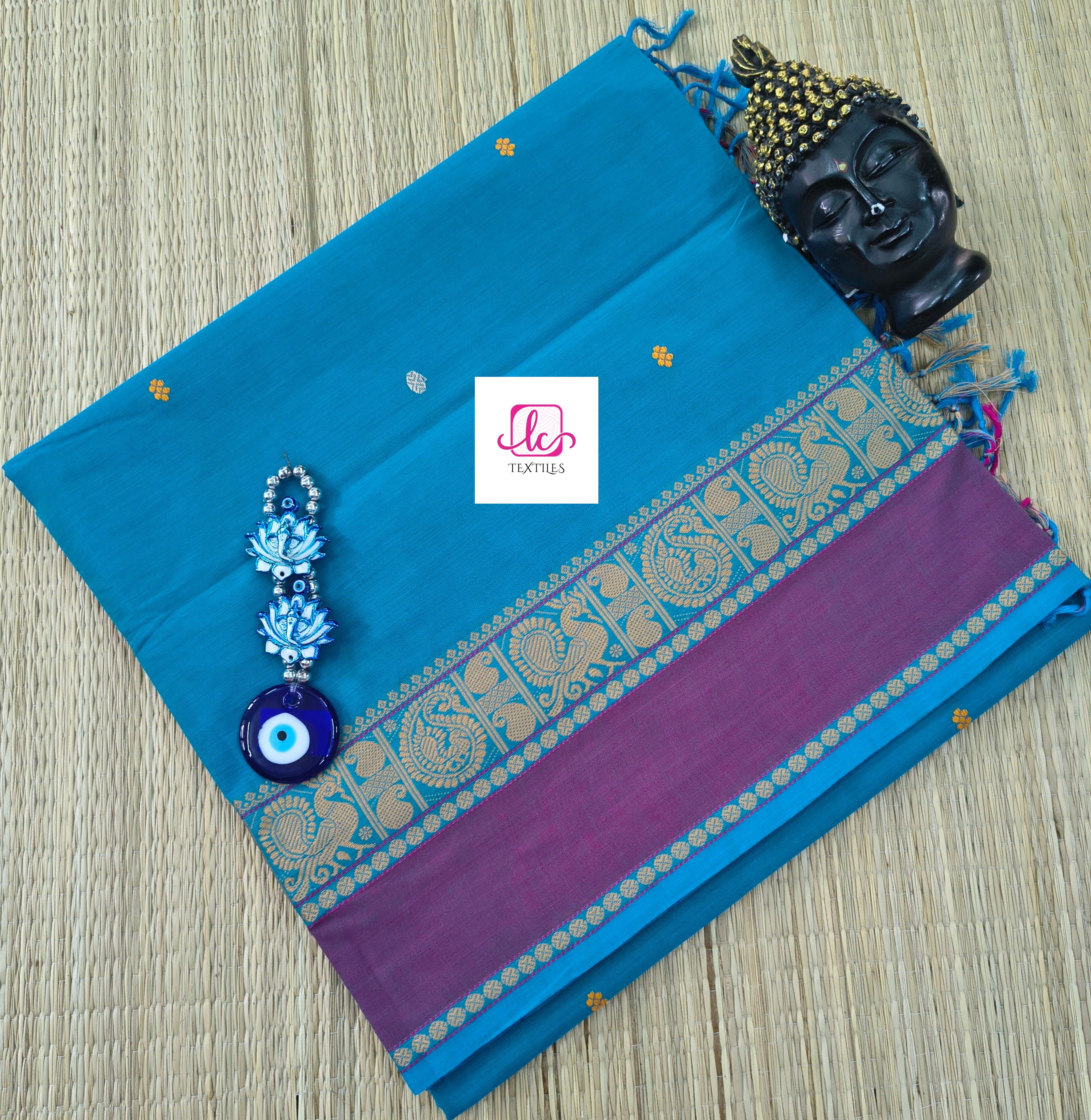 Chettinad Cotton -Office Wear- Sky blue- CCOW62