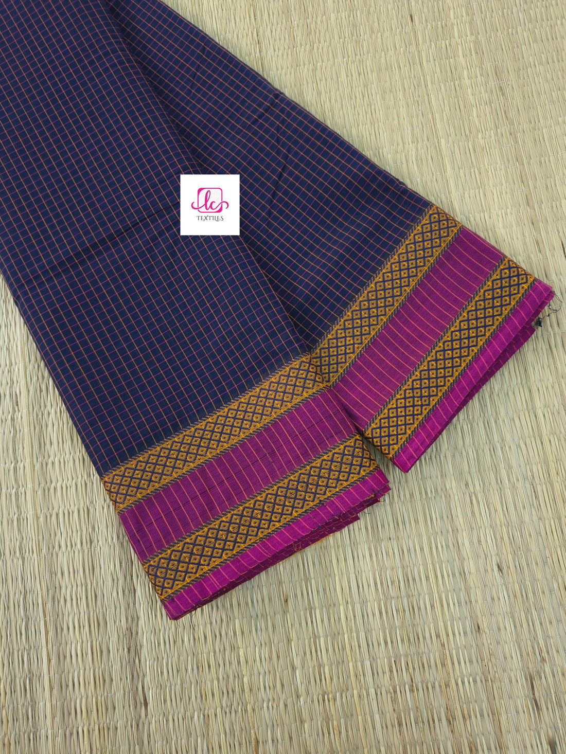 Kandangi Checks -violet- KC91