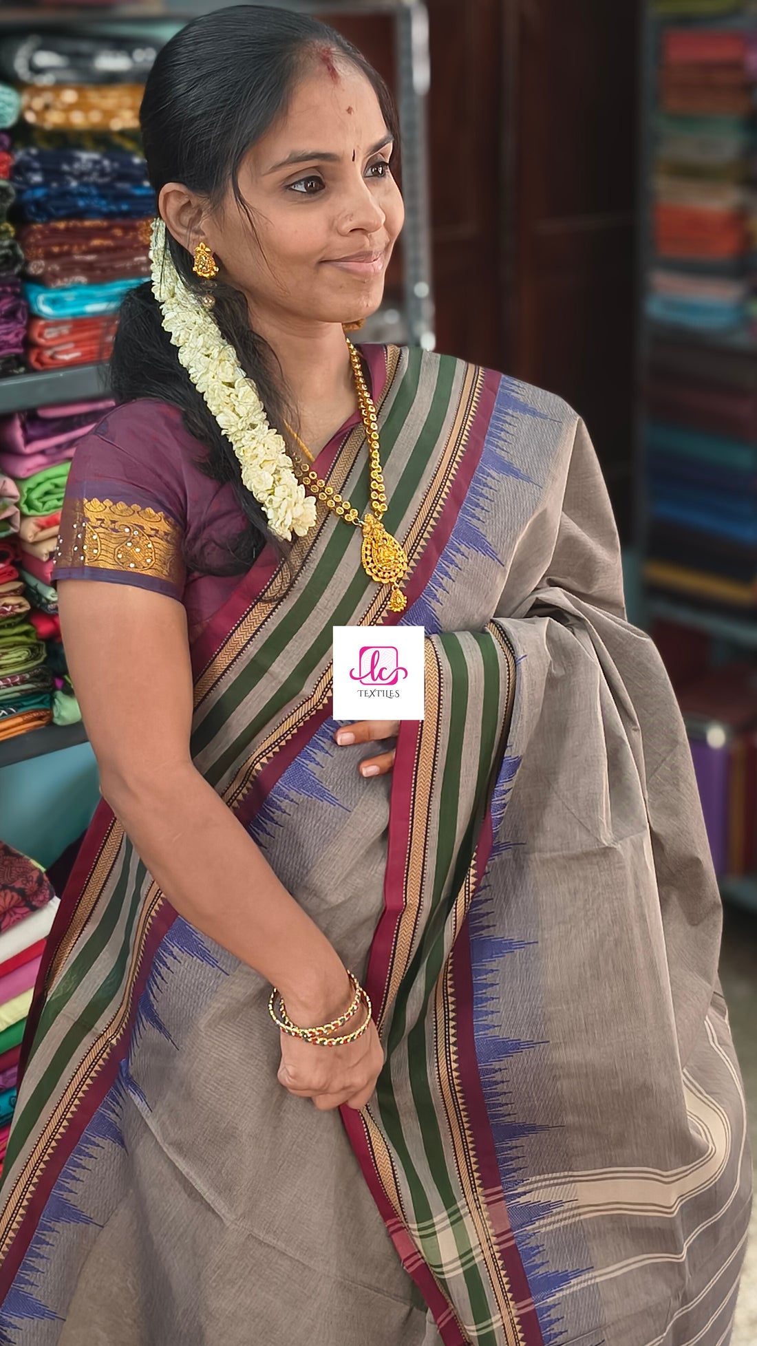 Chettinad Cotton - Office Wear -Grey- CCOW72