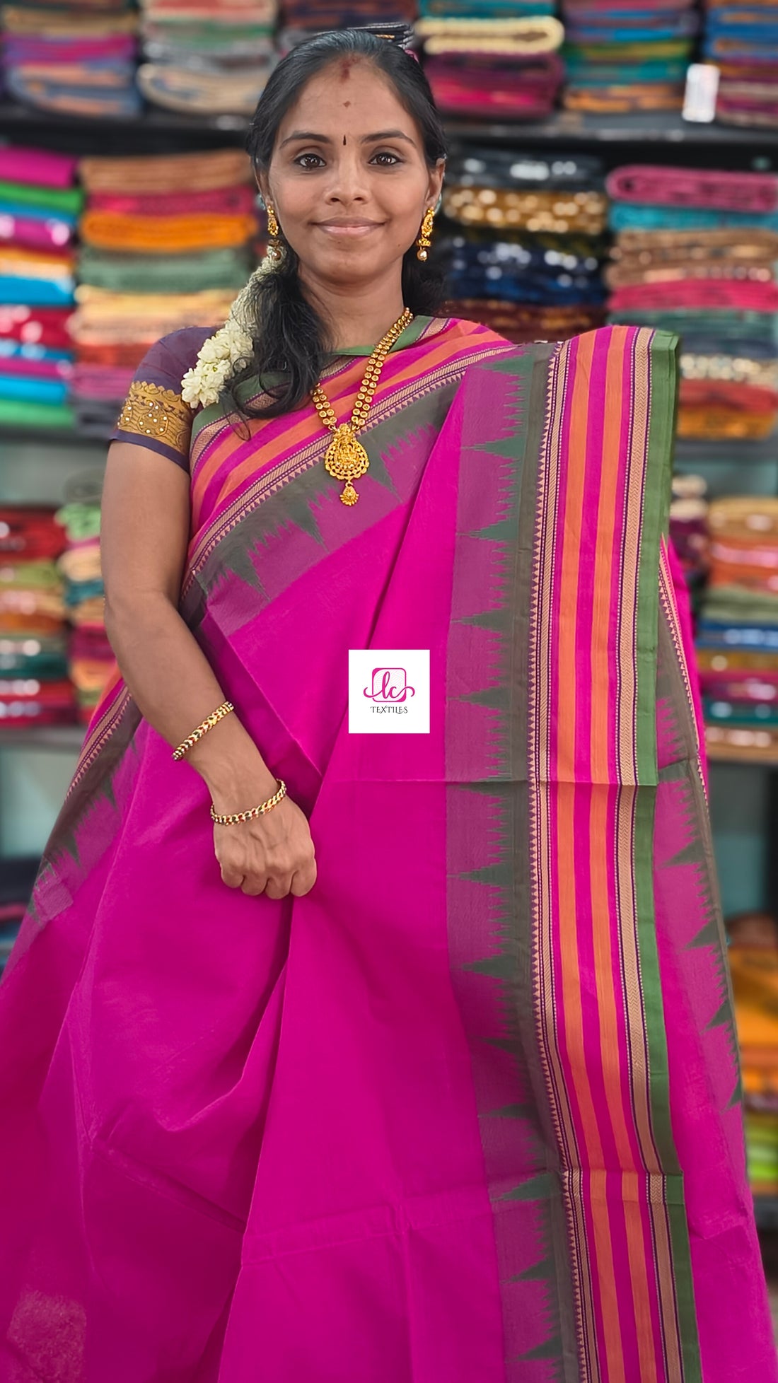Chettinad Cotton - Office Wear -Pink- CCOW75