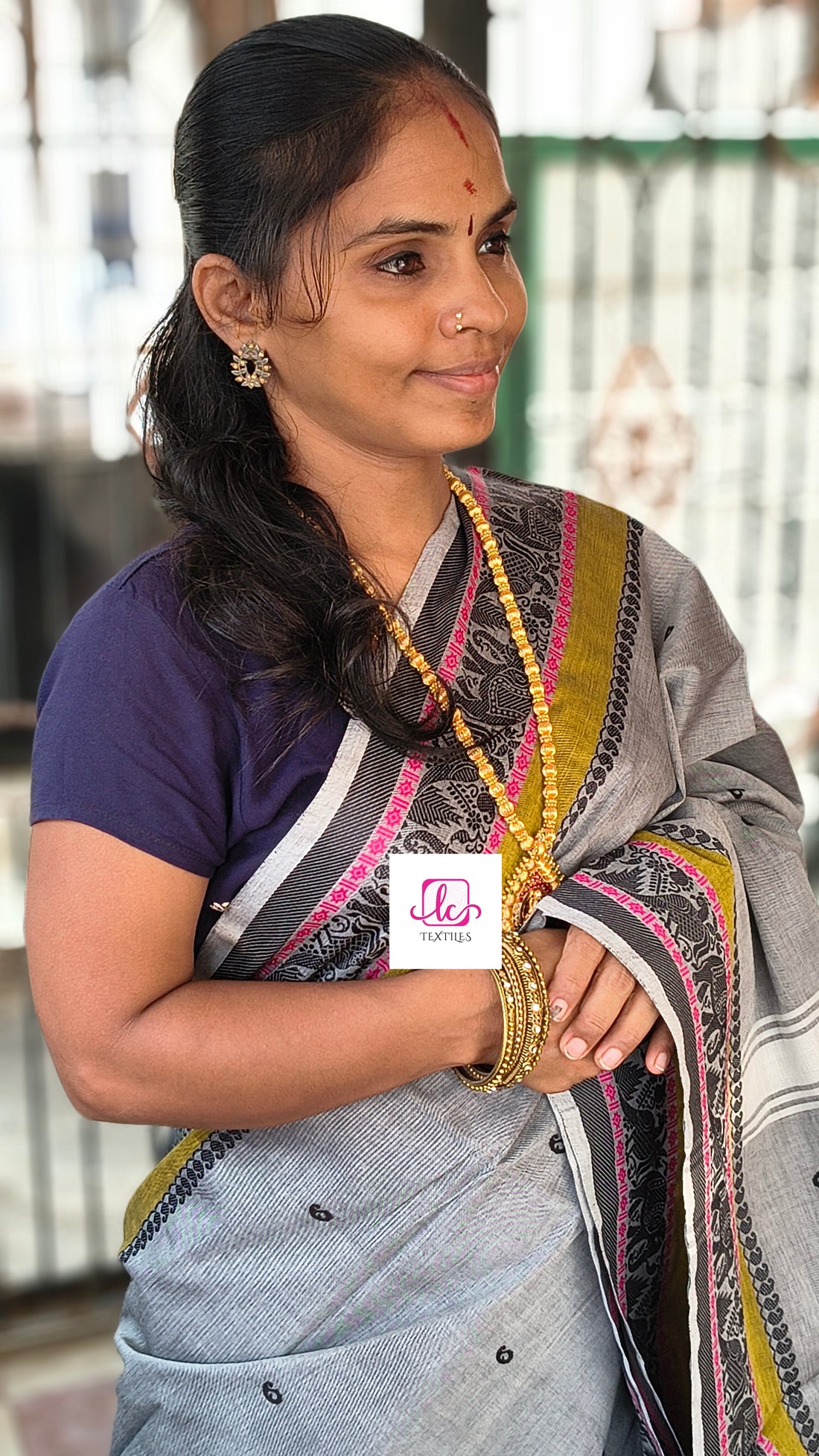Chettinad Cotton - Office Wear -grey- CCOW101