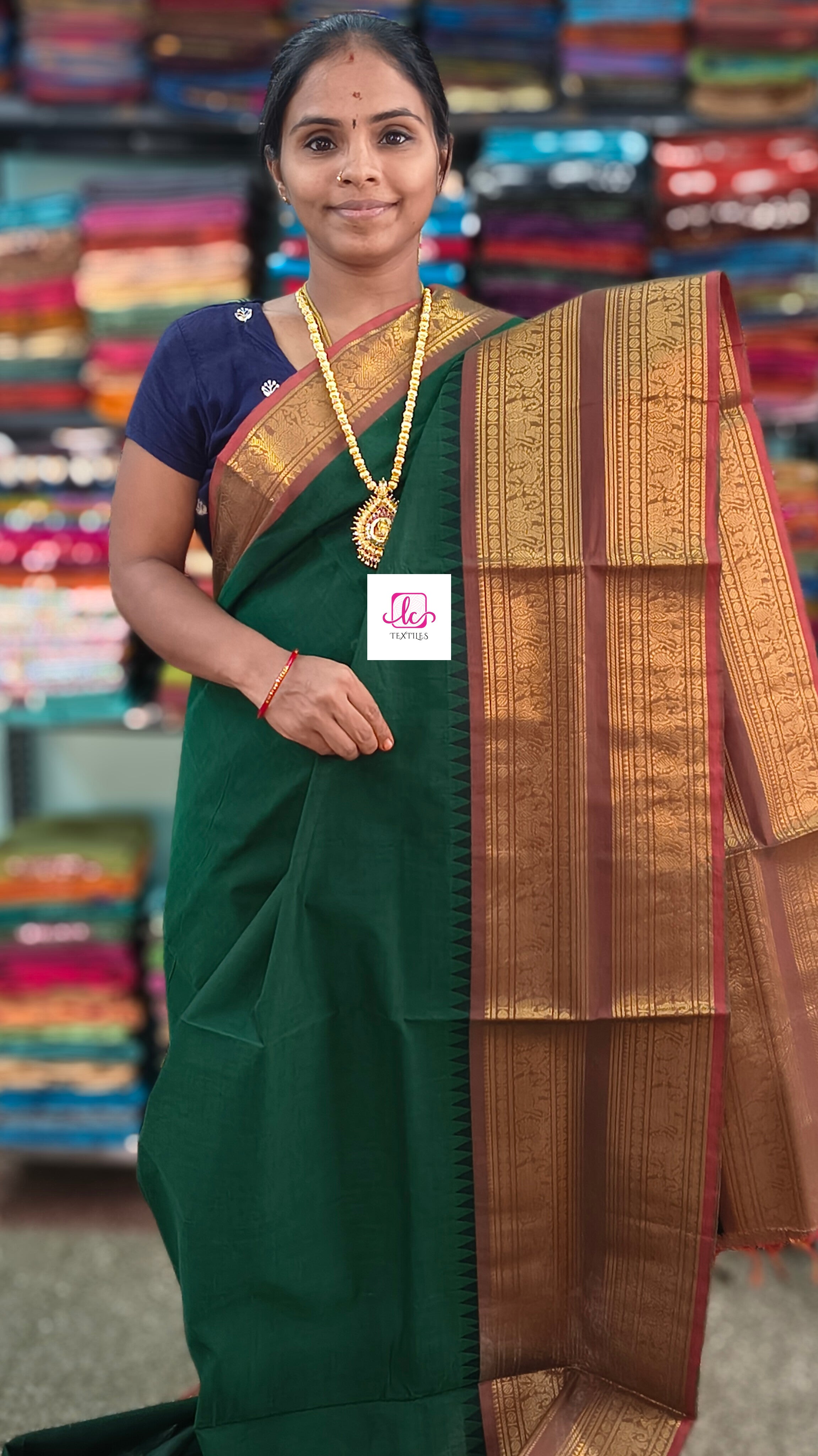 Kanchi Cotton - Festival Fusion -Green- KCFP254