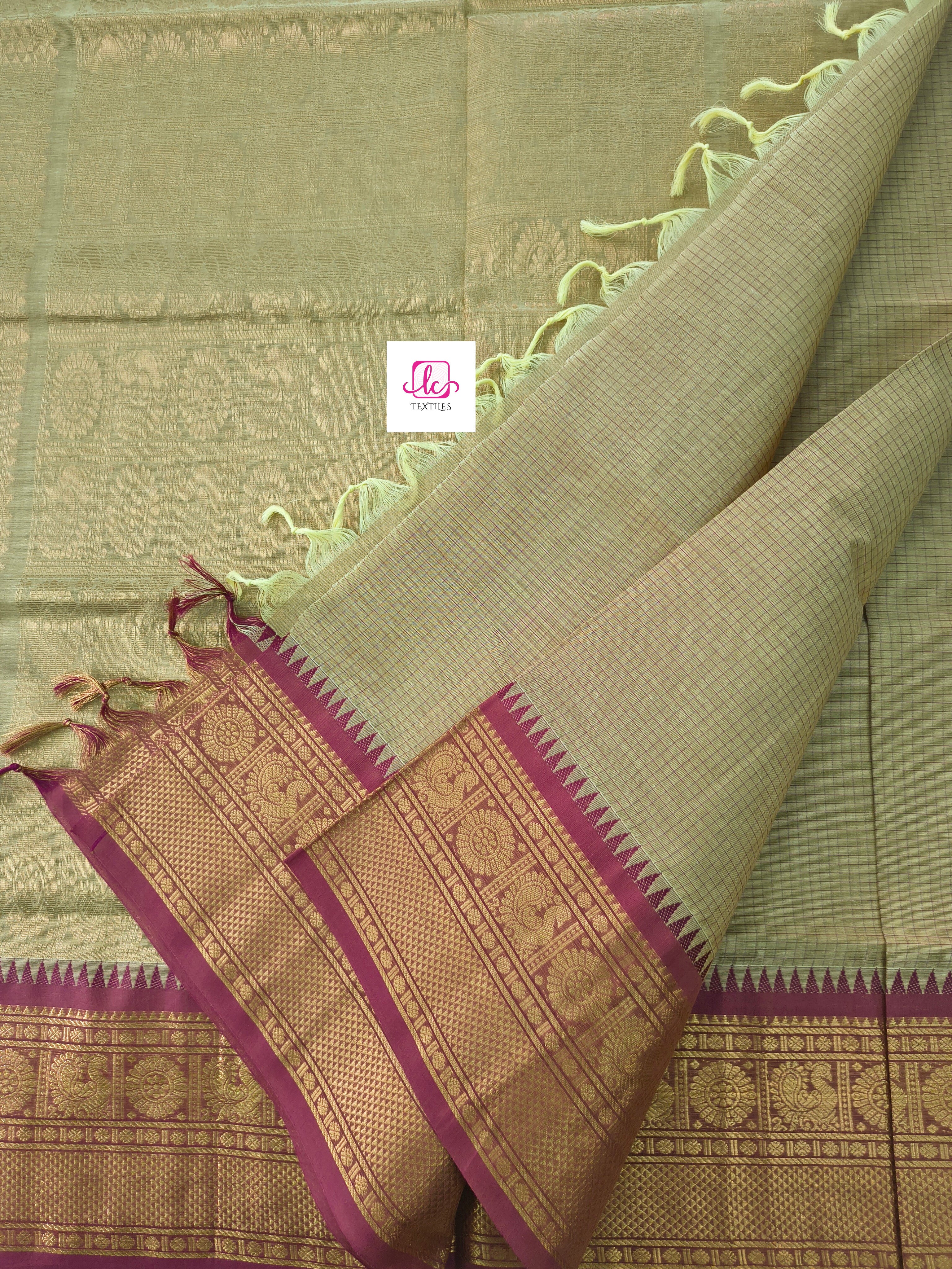 Kanchi Cotton Festival Fusion light olive beige