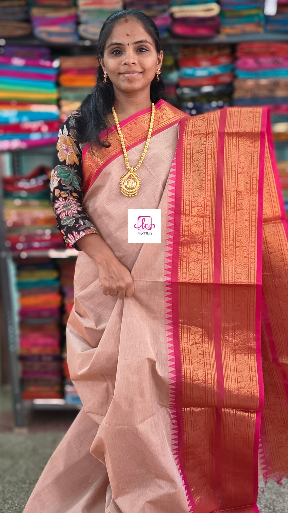 Kanchi Cotton Festival Fusion Tussar