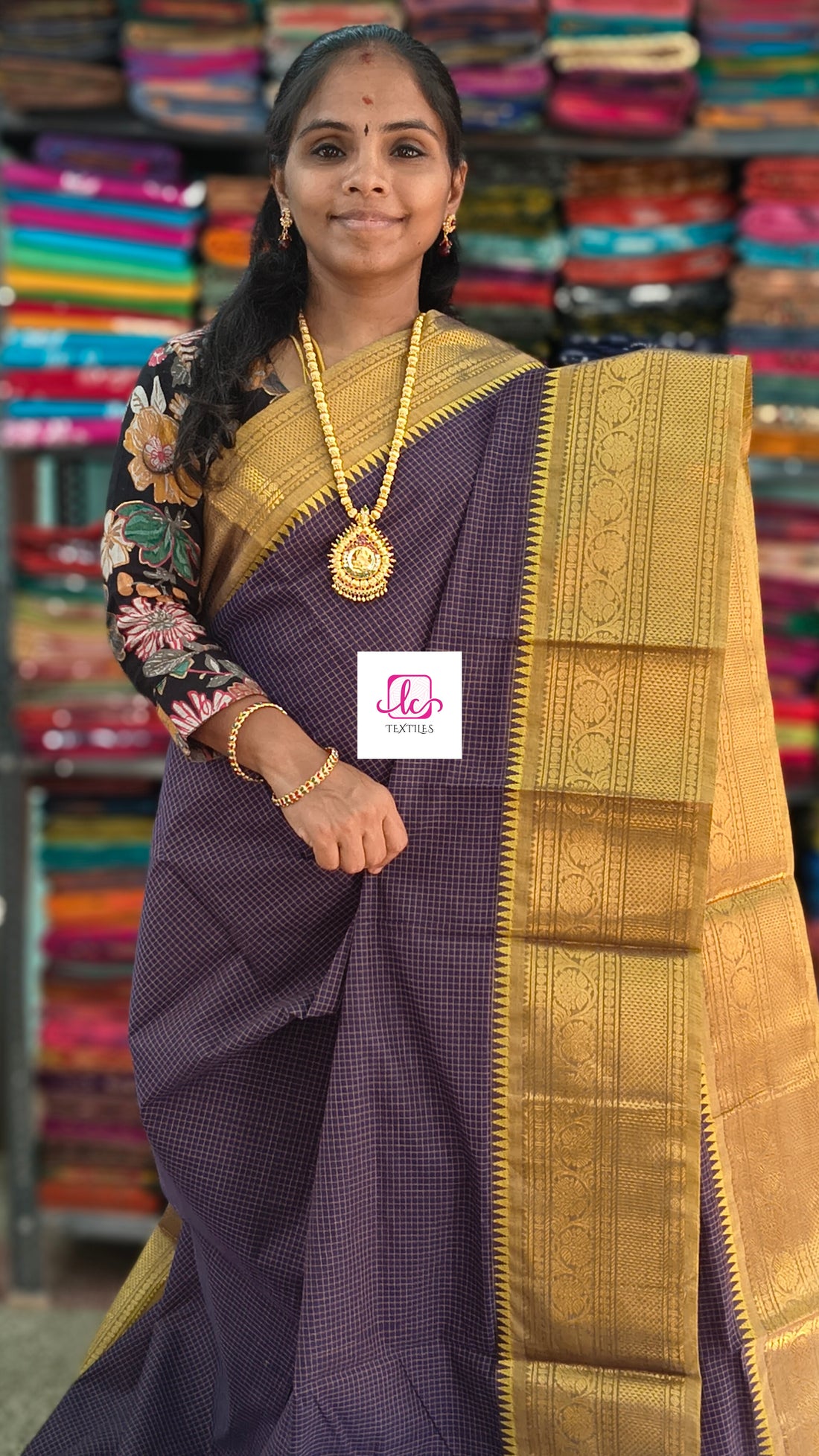 Kanchi Cotton Festival Fusion Violet