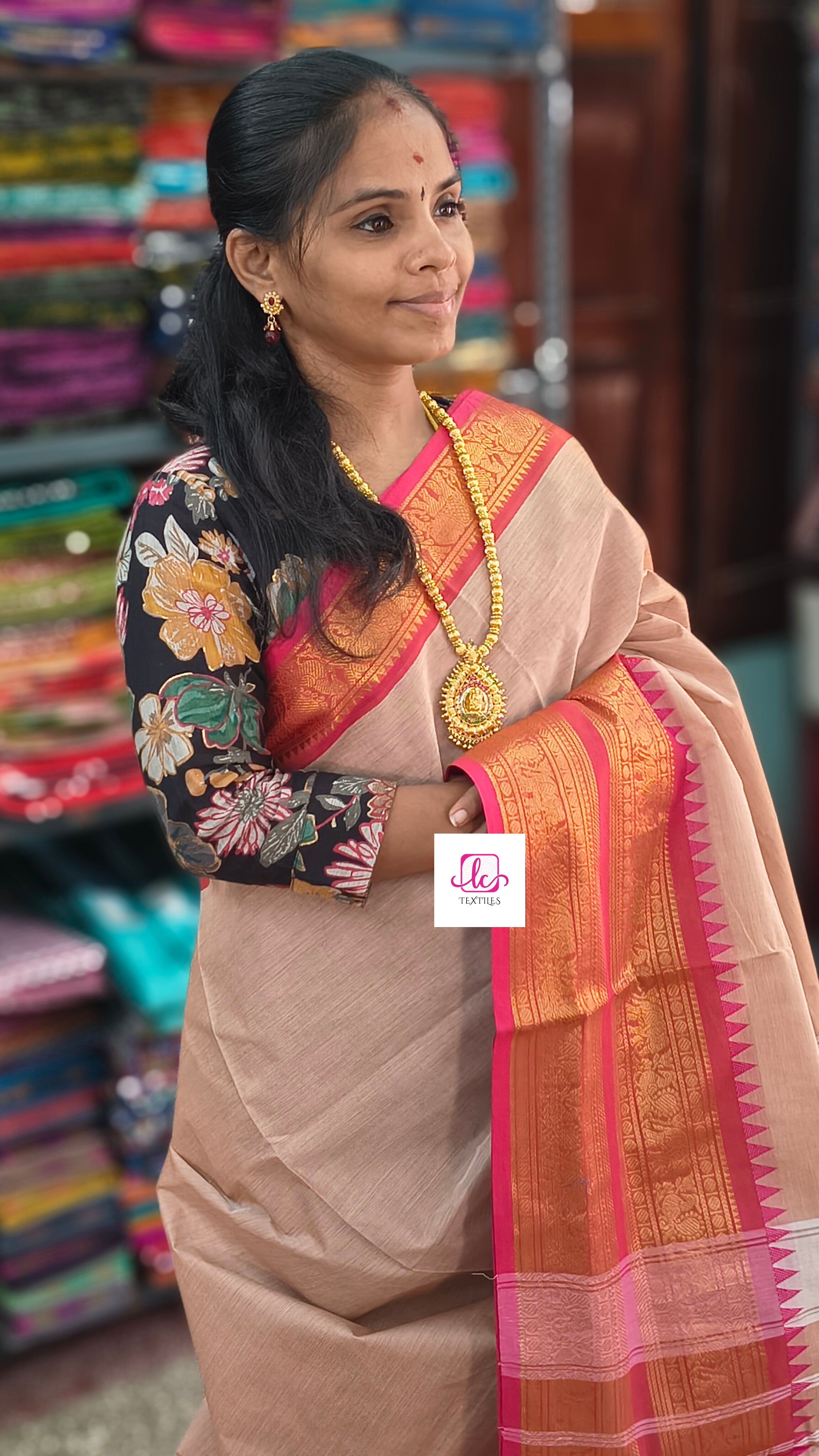 Kanchi Cotton Festival Fusion Tussar