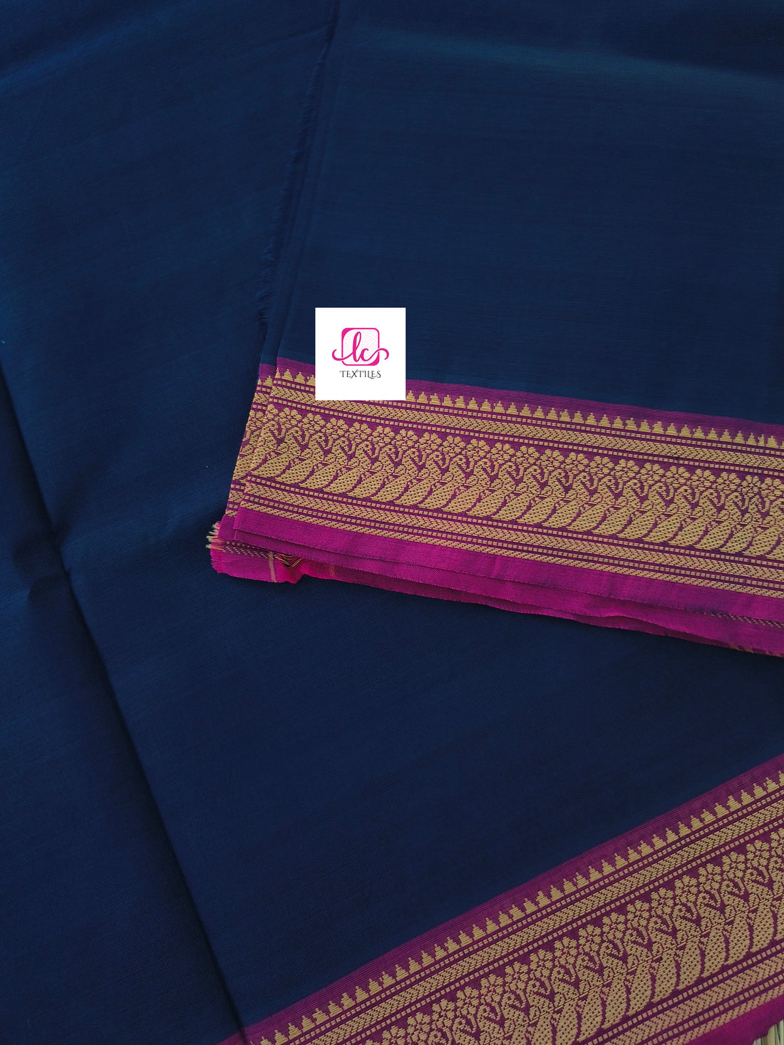 Madisar chettinad cotton Navy blue