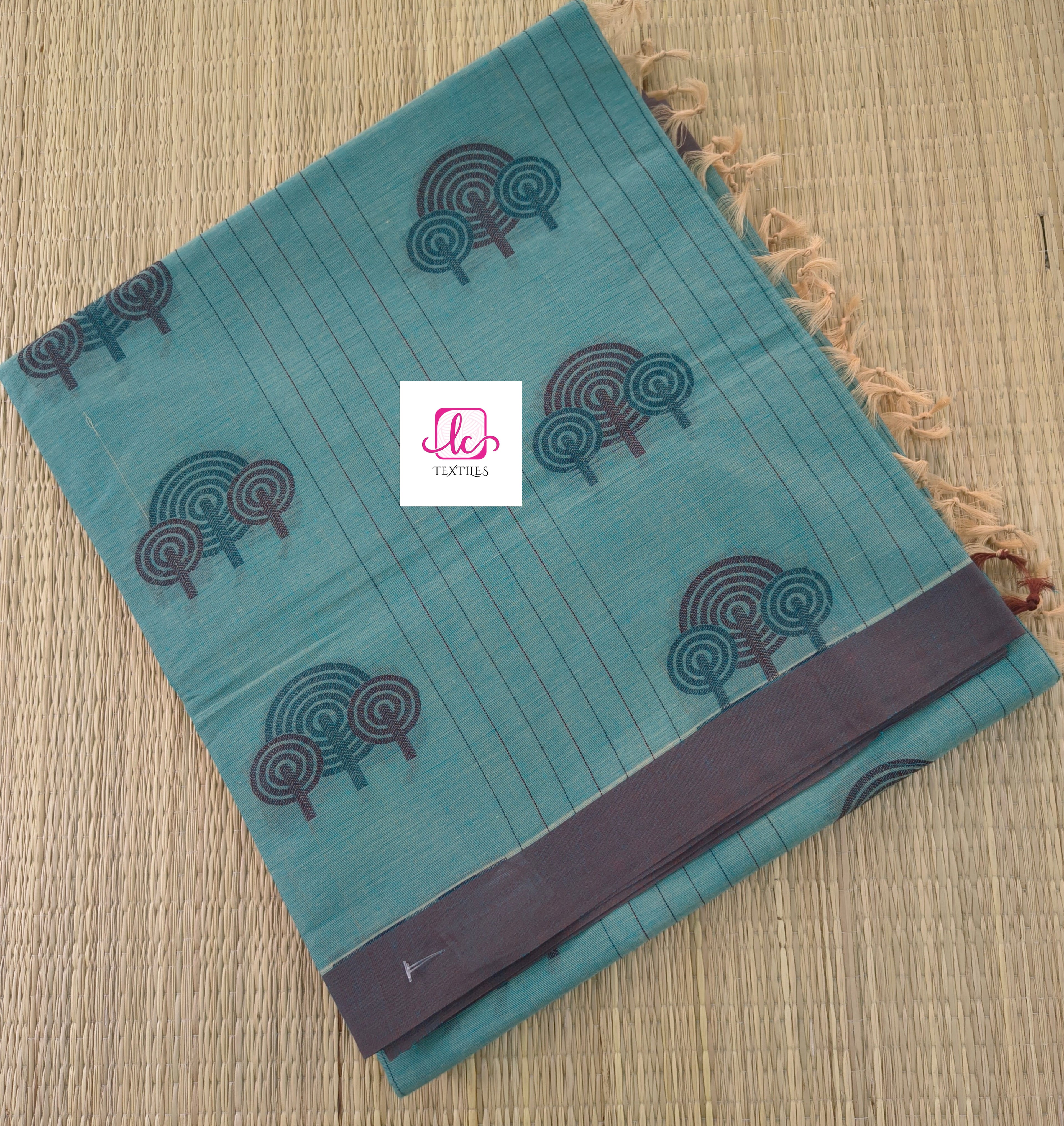 Negamam Cotton Saree Pastel Blue