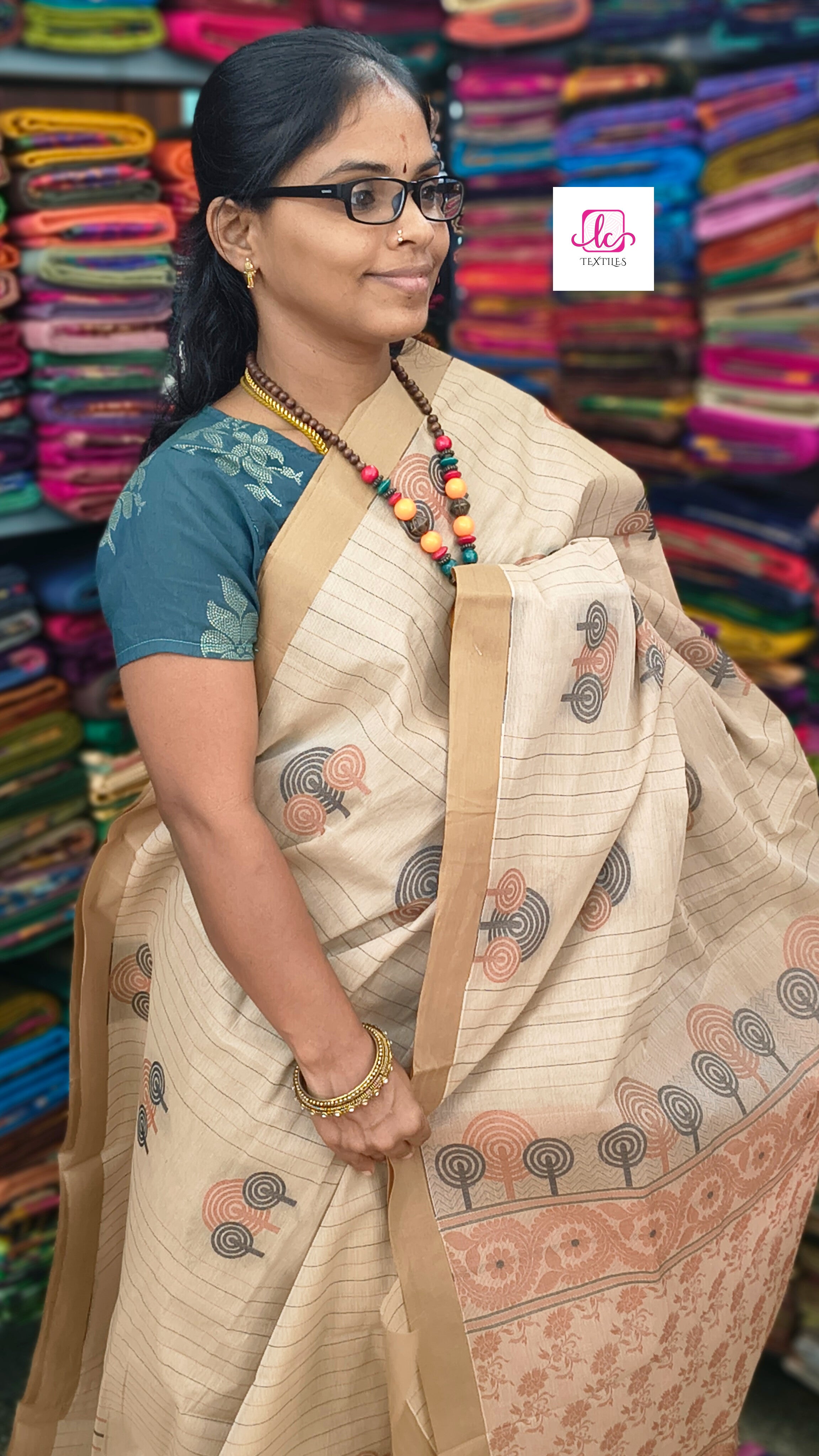 Negamam Cotton Saree Tussar