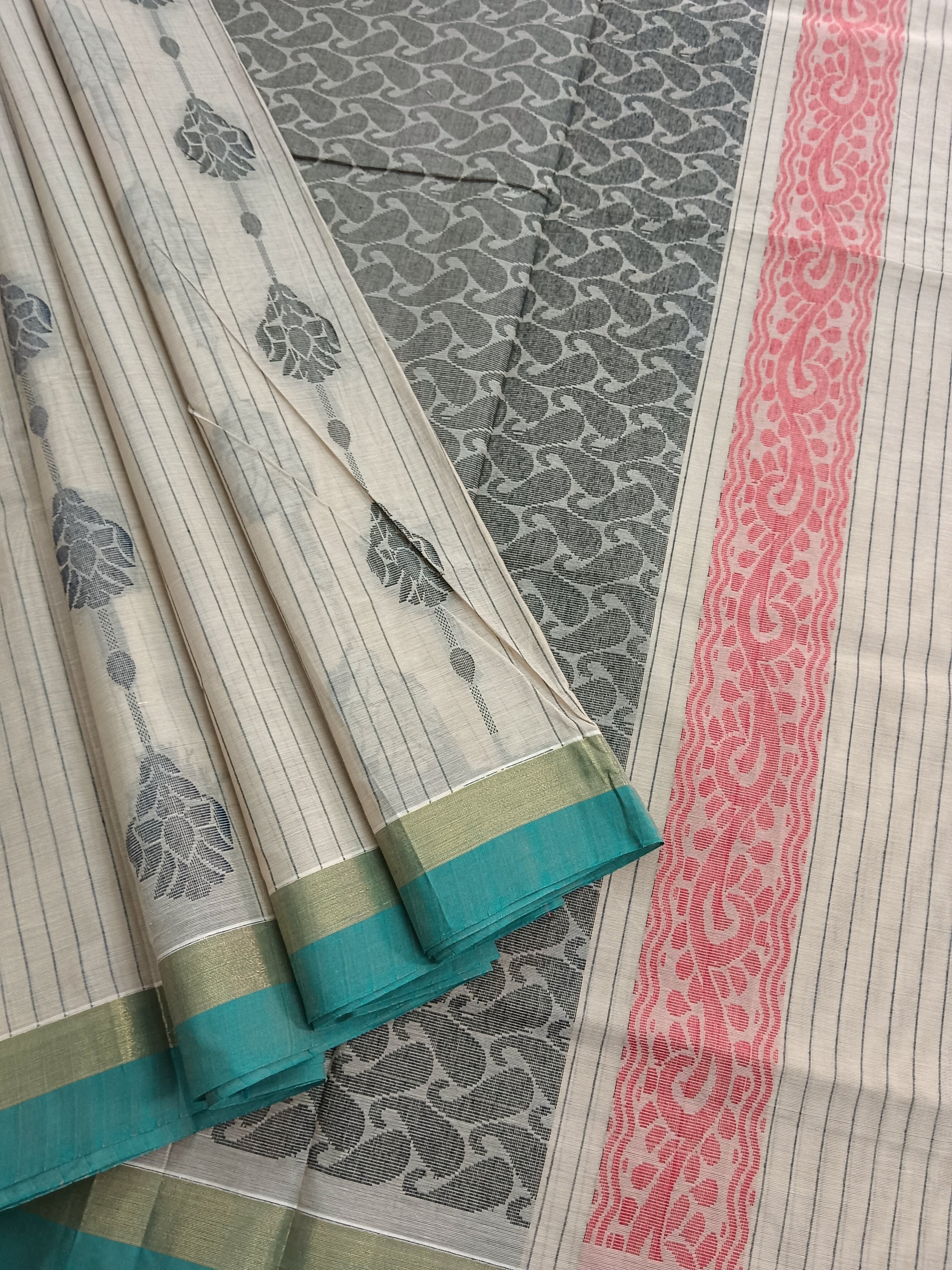Negamam Cotton Saree Tussar