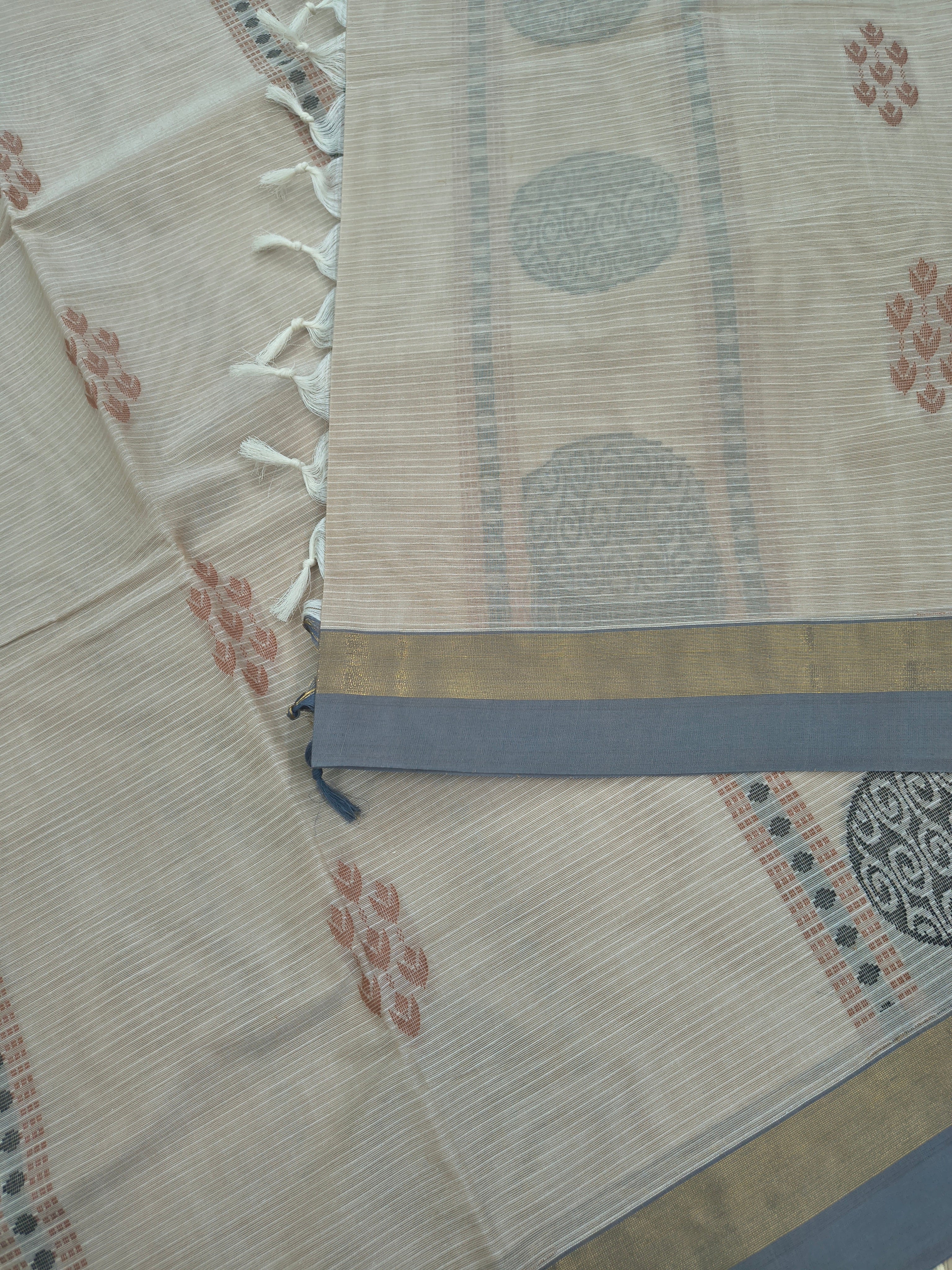 Negamam Cotton Saree Tussar