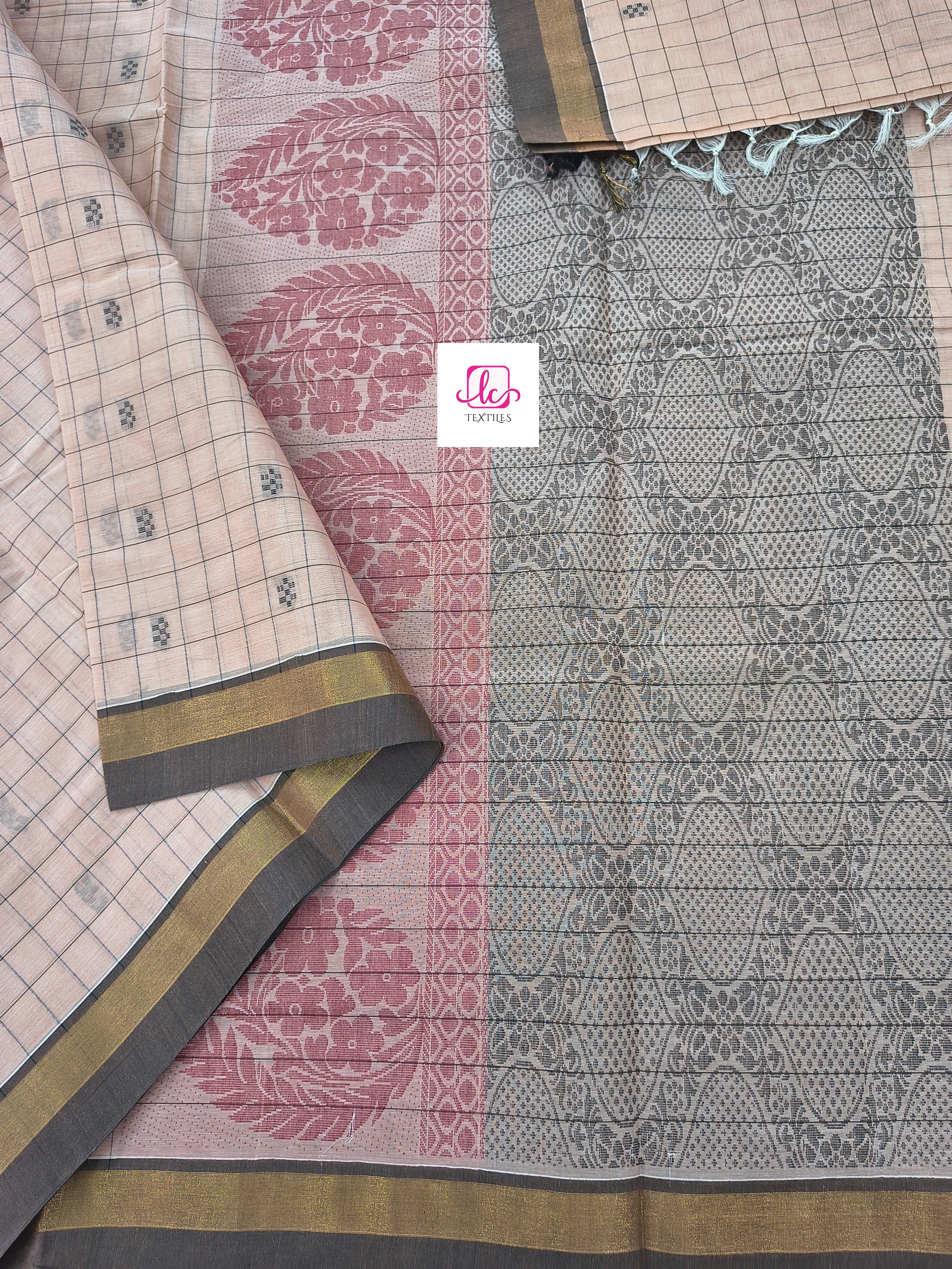 Negamam Cotton Saree Tussar