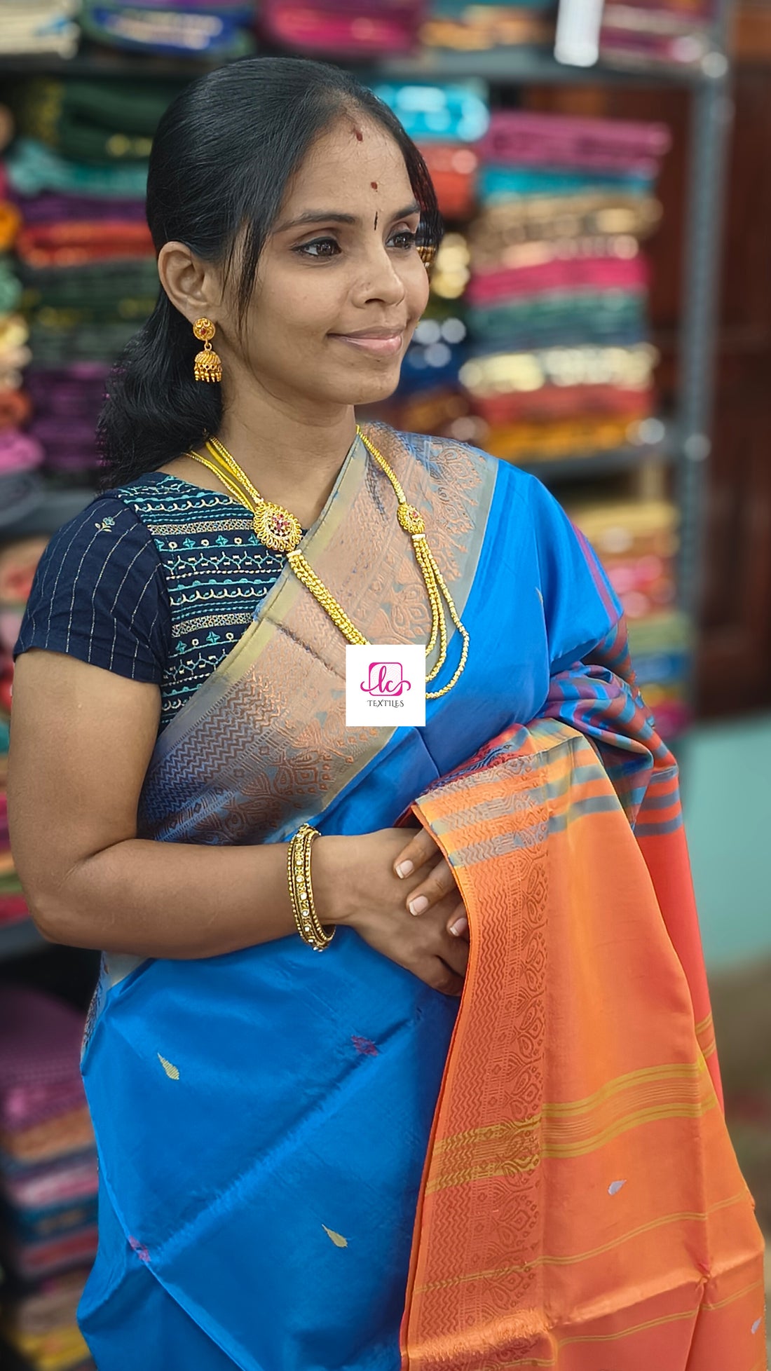 Banana pith silk saree