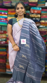 Banana pith silk saree