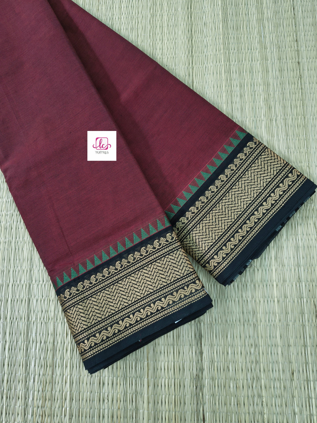 Chettinad Cotton Daily Wear Deep maroon