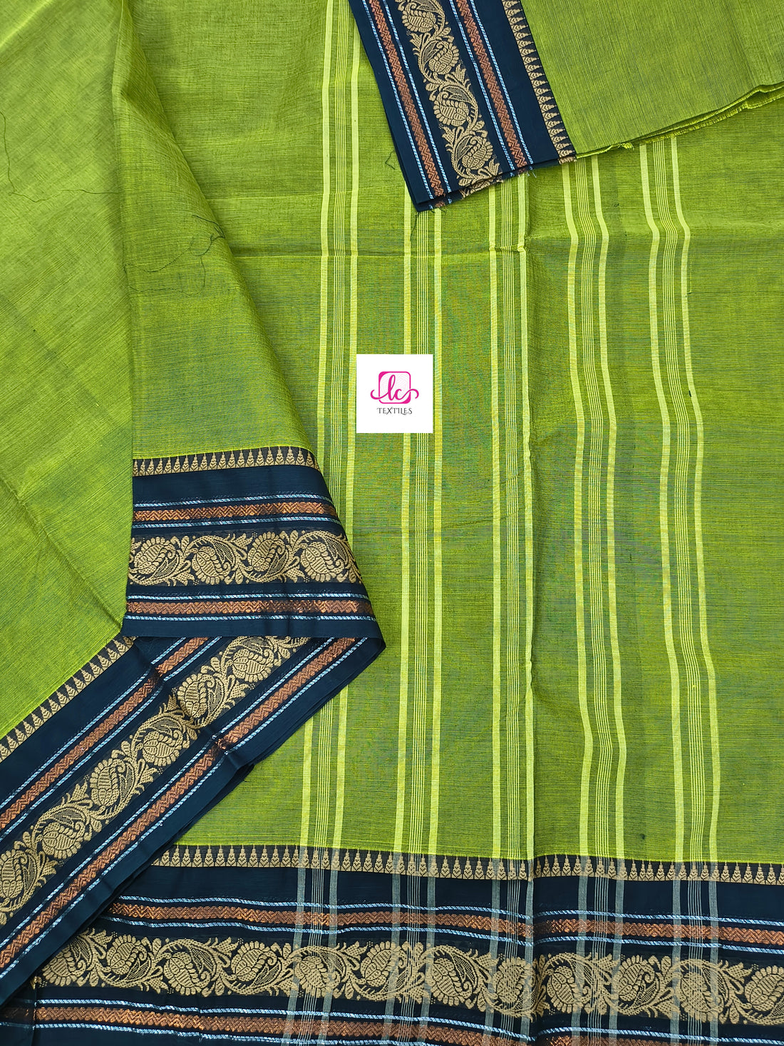 Chettinad Cotton Daily Wear Greenish lemon yellow