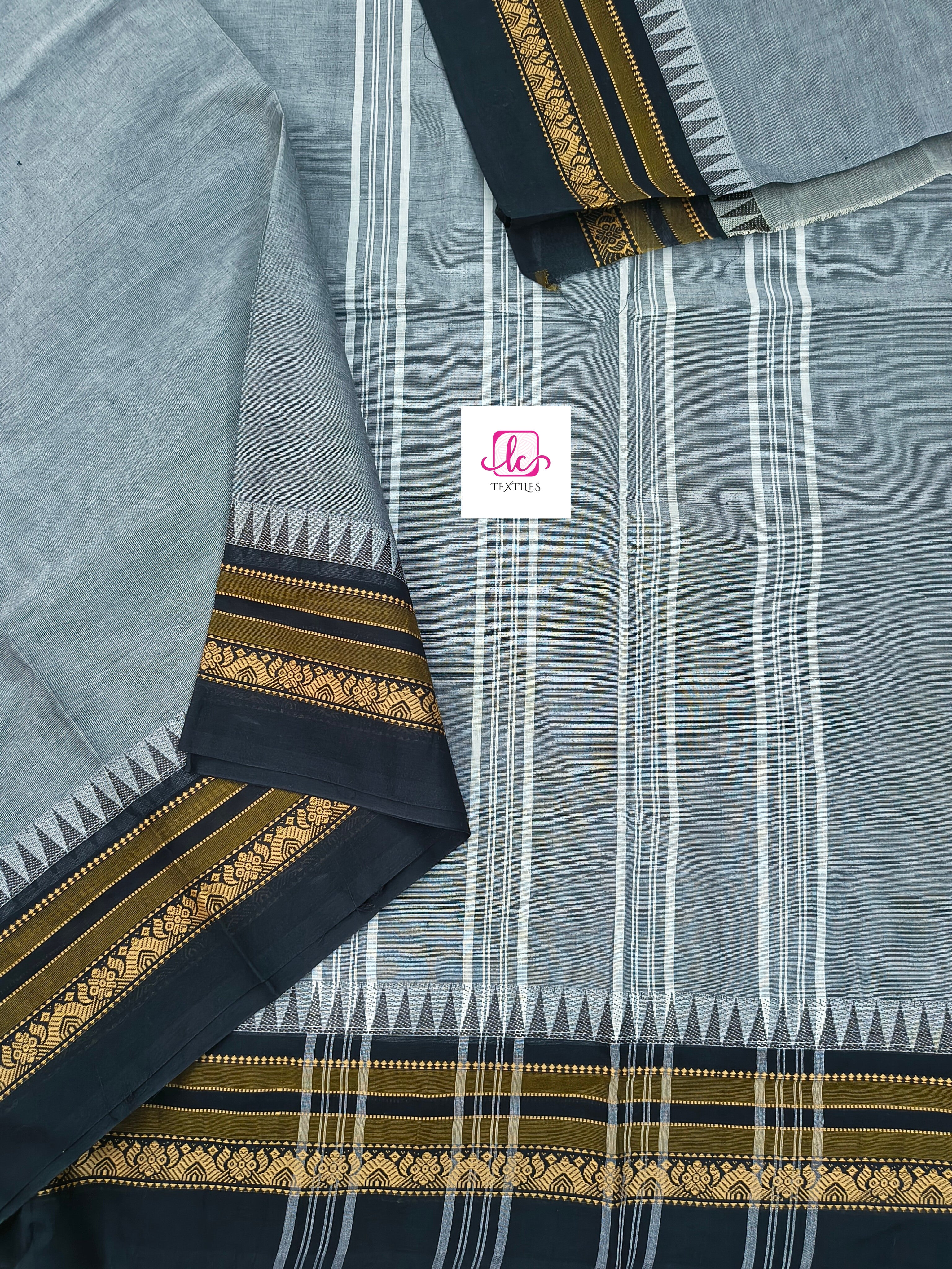 Chettinad Cotton Daily Wear Grey